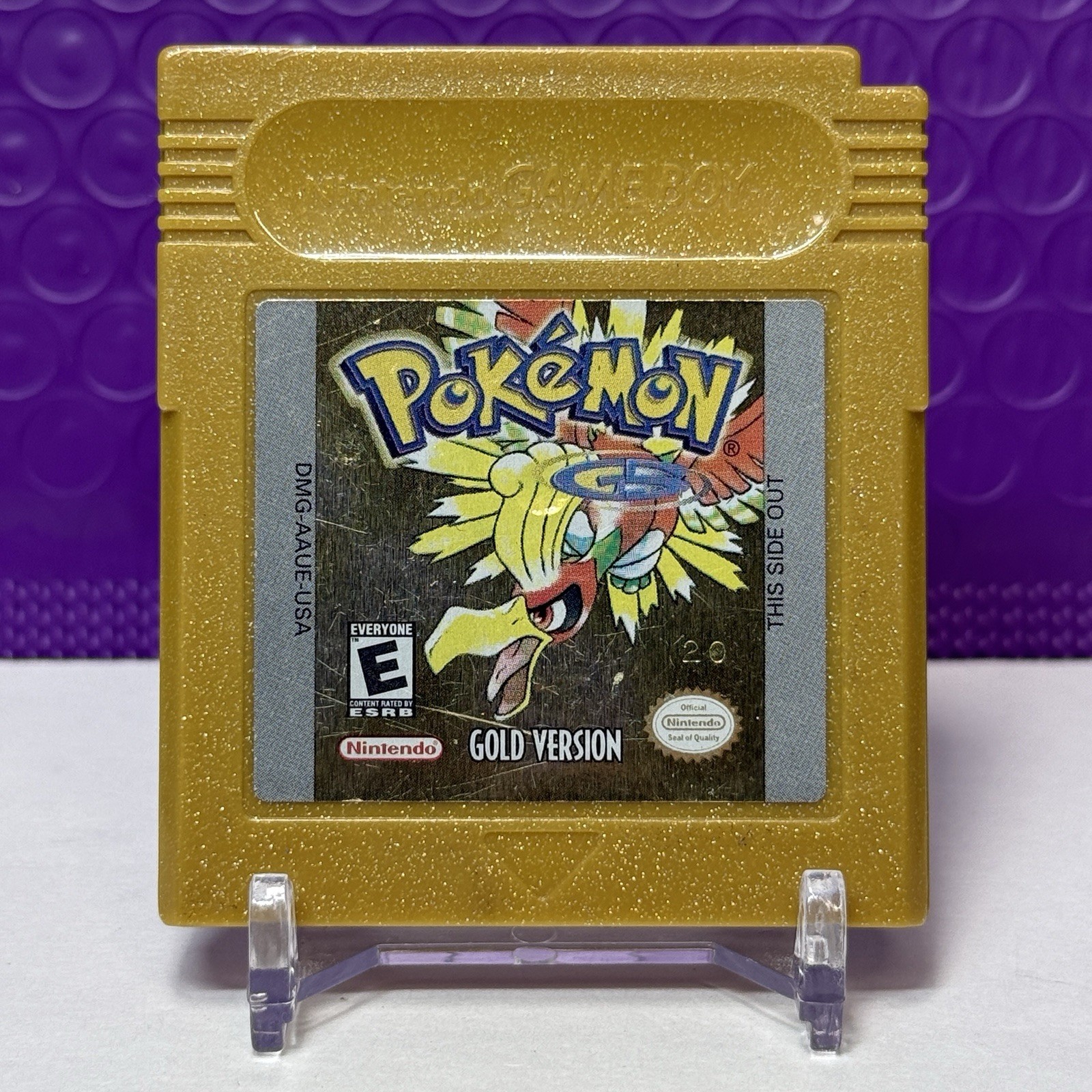 Pokemon Gold Gameboy Color [Authentic – New Save Battery] GBC Cartridge Only