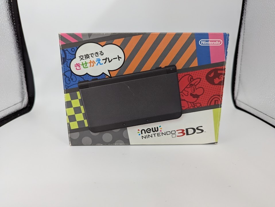 B316 Nintendo New 3DS console Black Japan w/box adapter manual fx