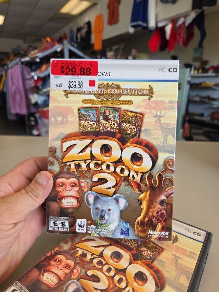 Zoo Tycoon 2: Zookeeper Collection (PC 2-Disc 2006) CIB Complete with Manual