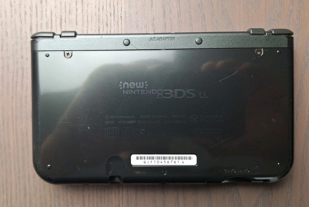 New Nintendo 3DS XL Metallic Black | Charger 32GB SD Card | REGION FREE TOP IPS