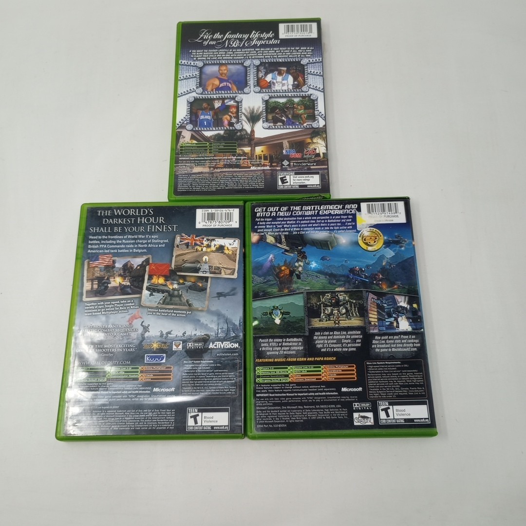 Lot Of 21 OG XBOX Games With Cases (UNTESTED) See Pics!