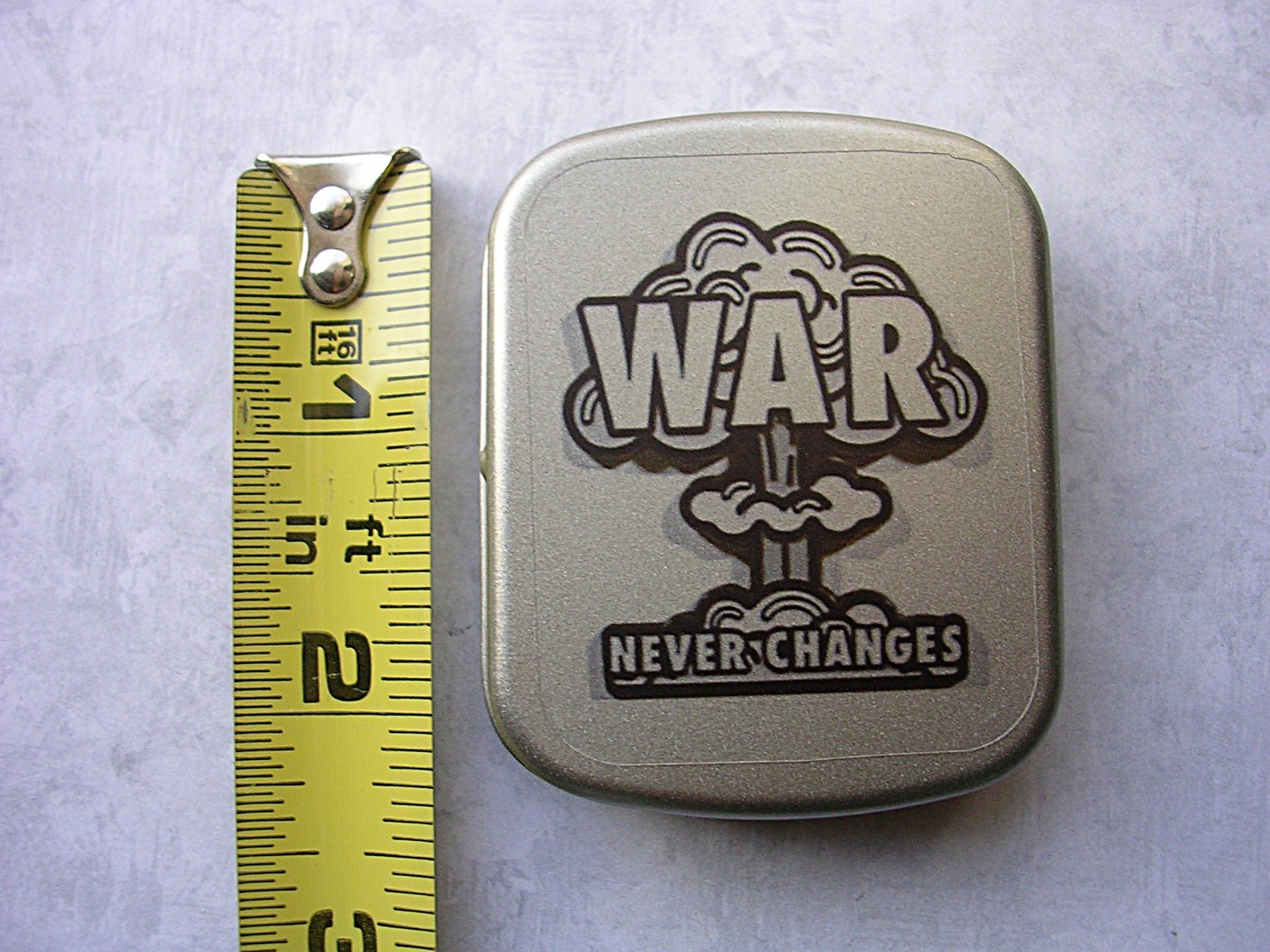 Brotherhood of Steel Dog tag and tin War Never Changes Cosplay Prop