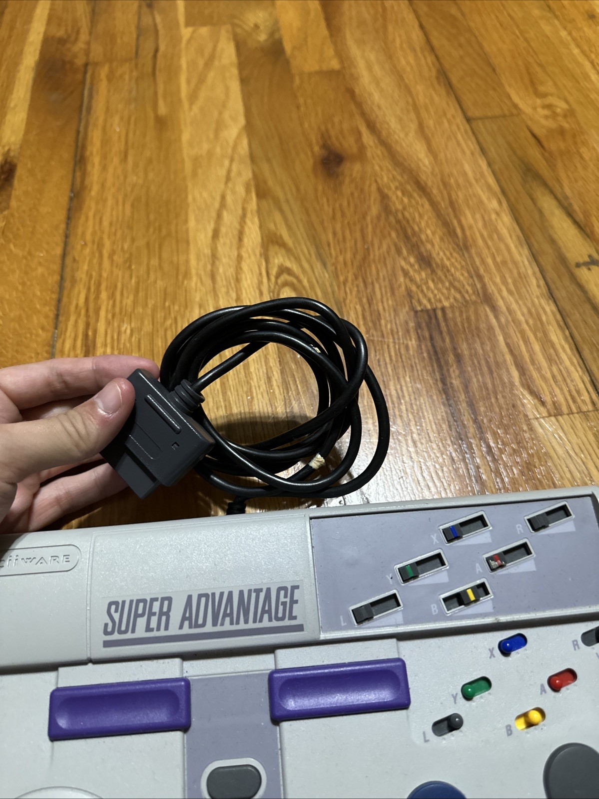 AsciiWare Super Advantage Joystick Controller -Super Nintendo SNES-Model No 4910