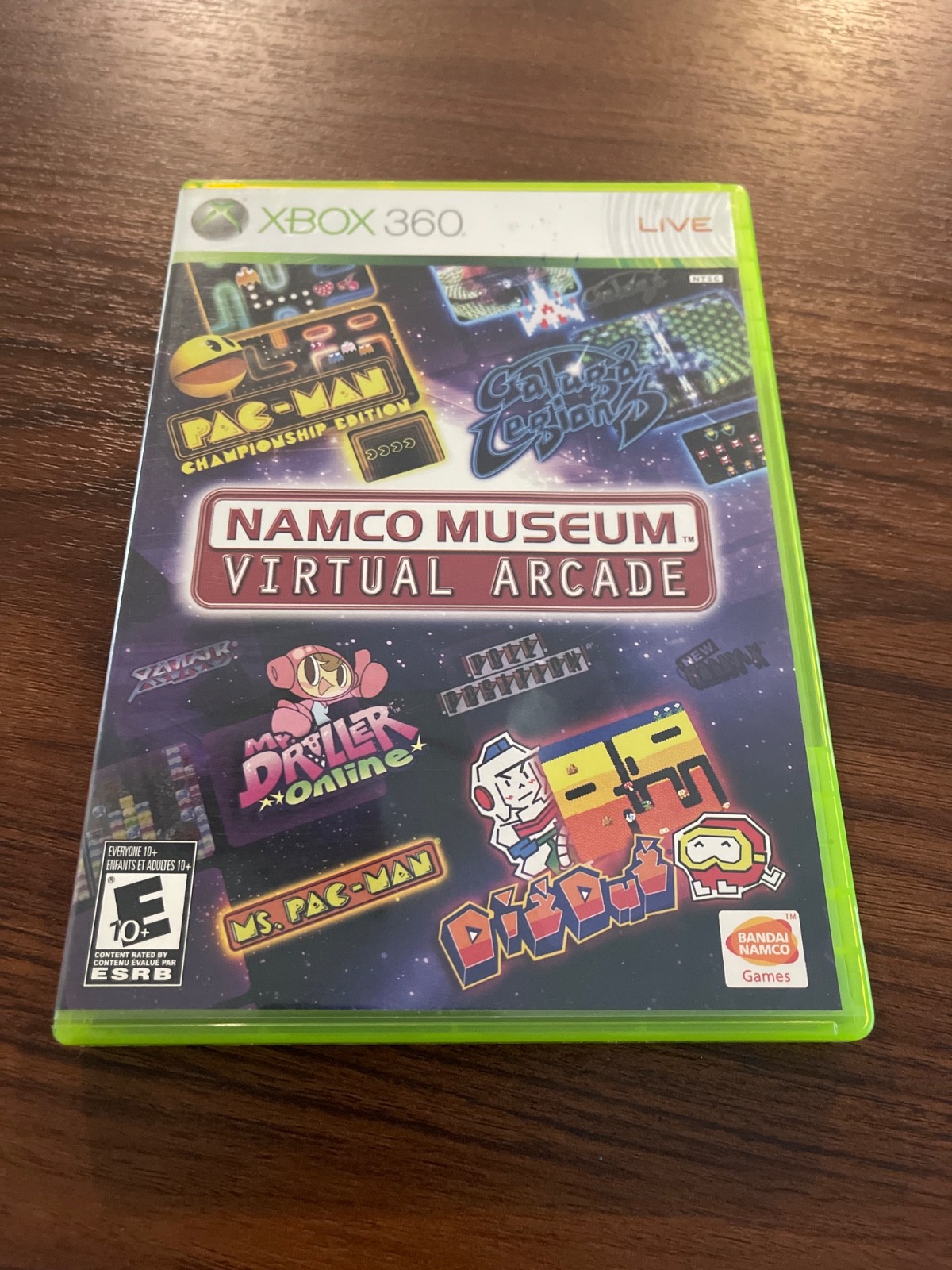 Xbox 360 Namco Museum Virtual Arcade Game, CIB, Complete, w/manual