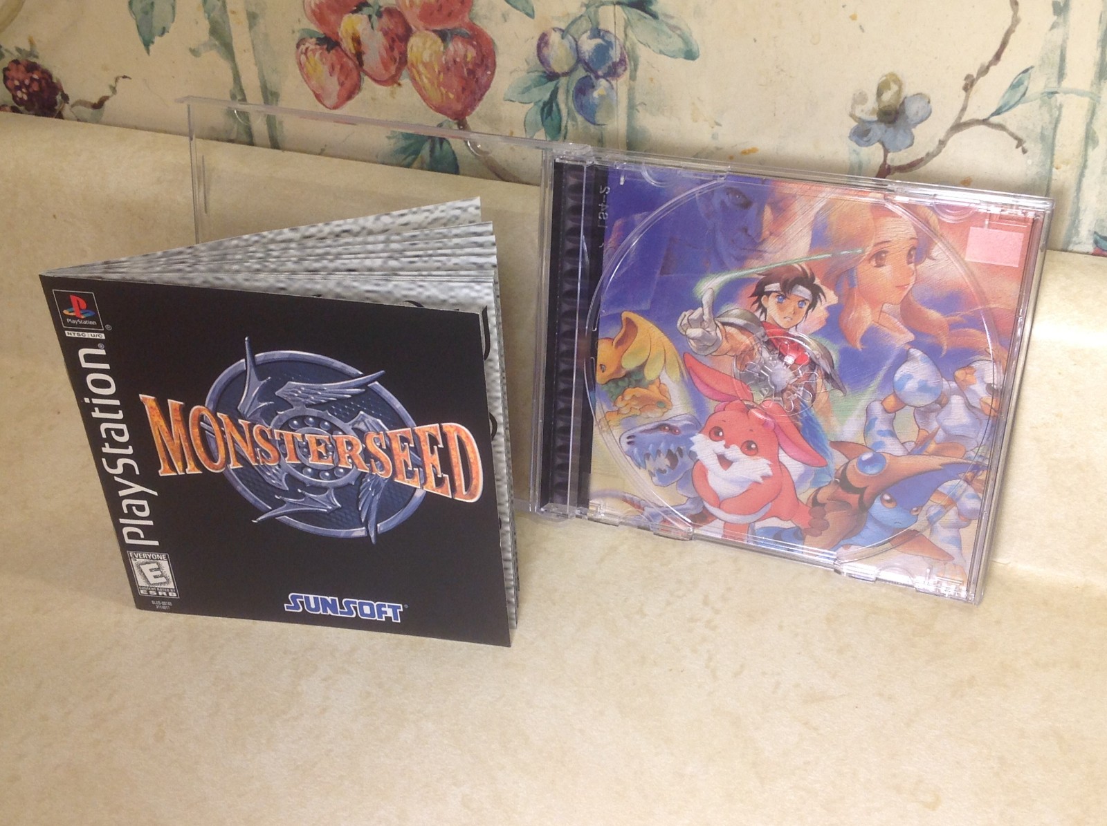 Sony Playstation 1 MONSTERSEED Video Game Complete with Manual