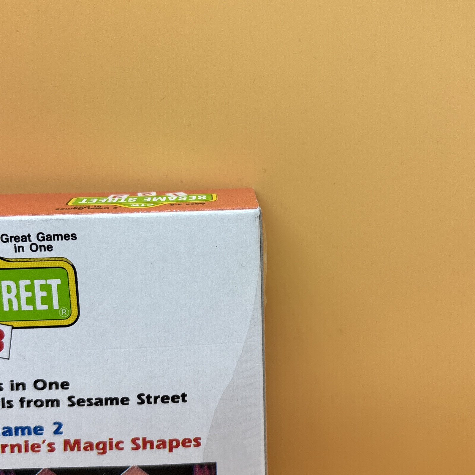oval seal Sesame Street 123 complete in box nintendo nes game factory MINT