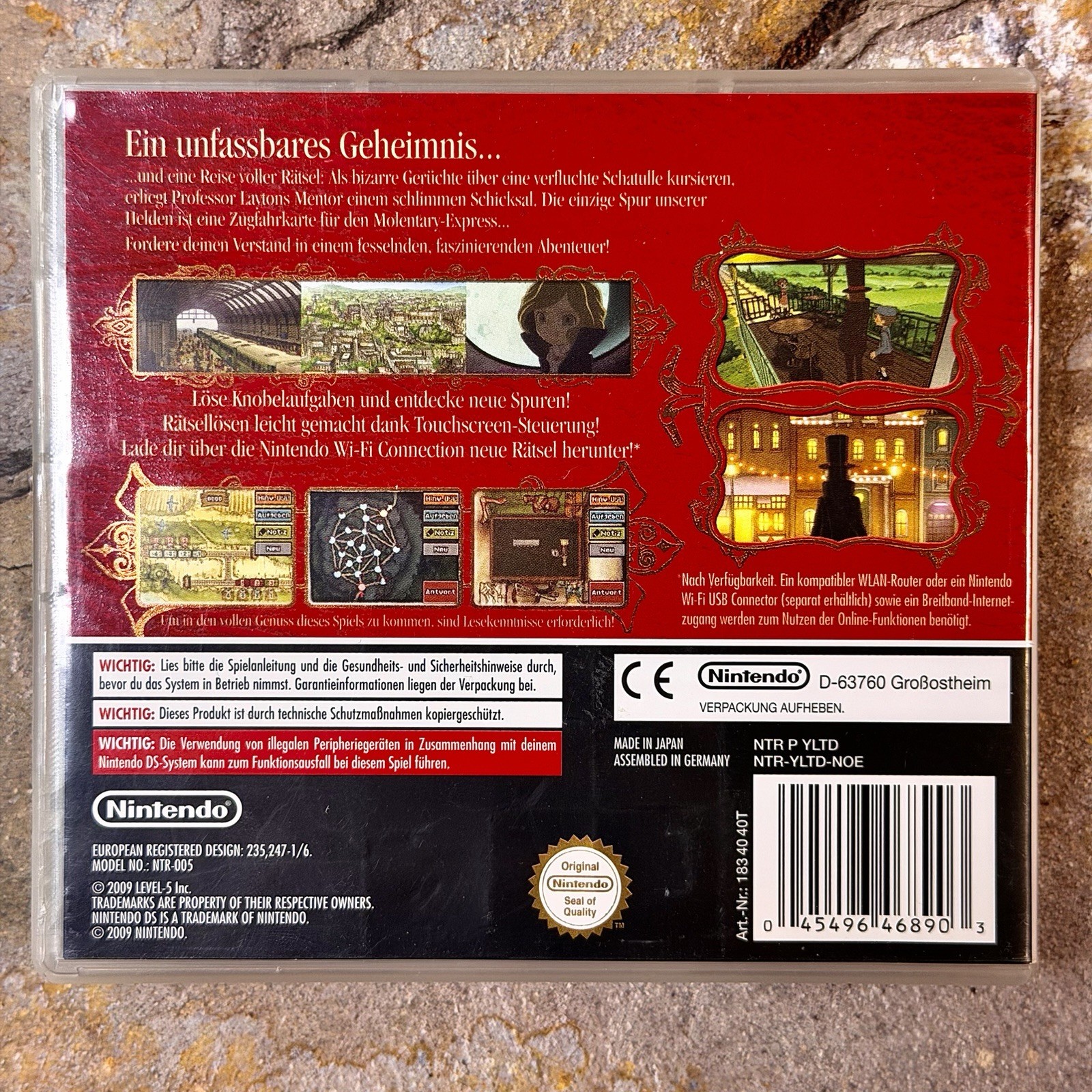 Professor Layton and the Diabolical Box CIB – Nintendo DS **GERMANY IMPORT**