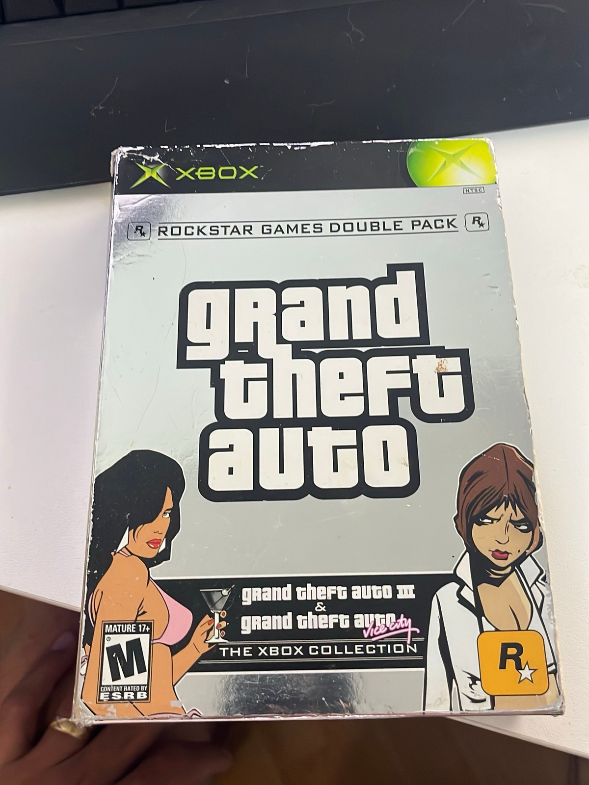 Grand Theft Auto Double Pack Xbox Partially Sealed Excellent
