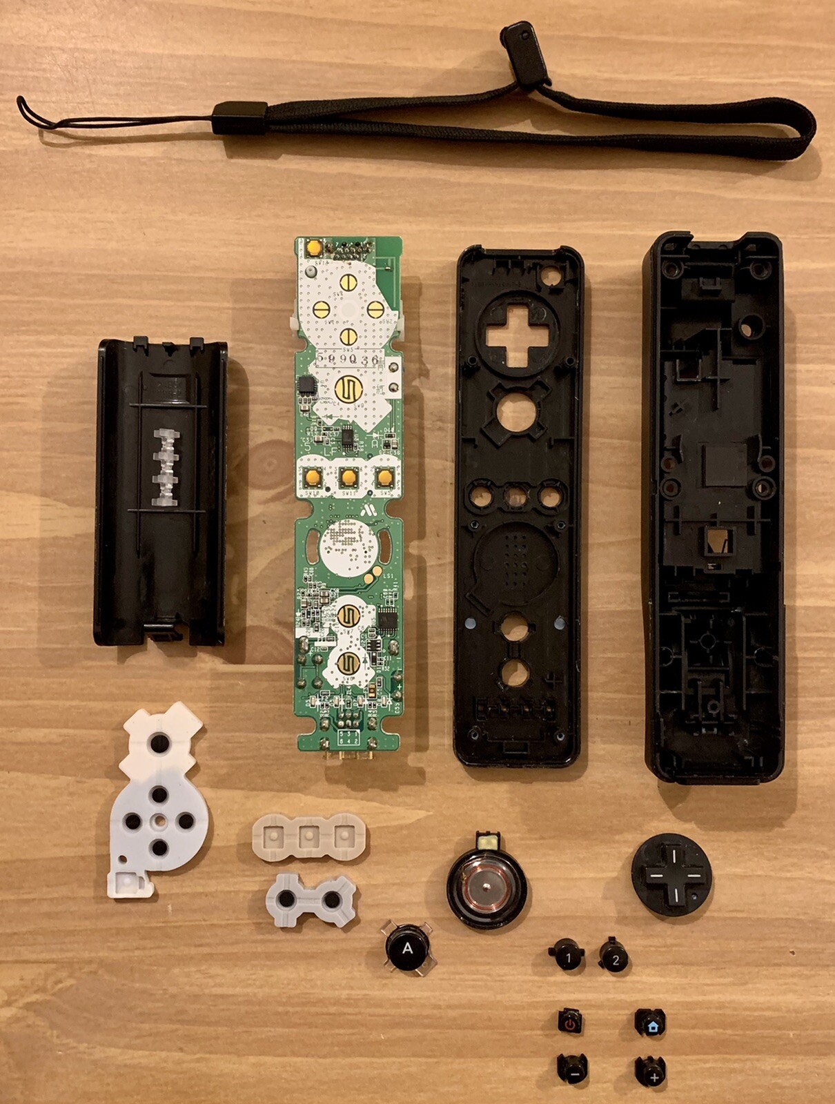 Wii Motion Controller ~ Wii ~ Black ~ Cleaned ~ 2000s ~ !L⚫️⚫️K!