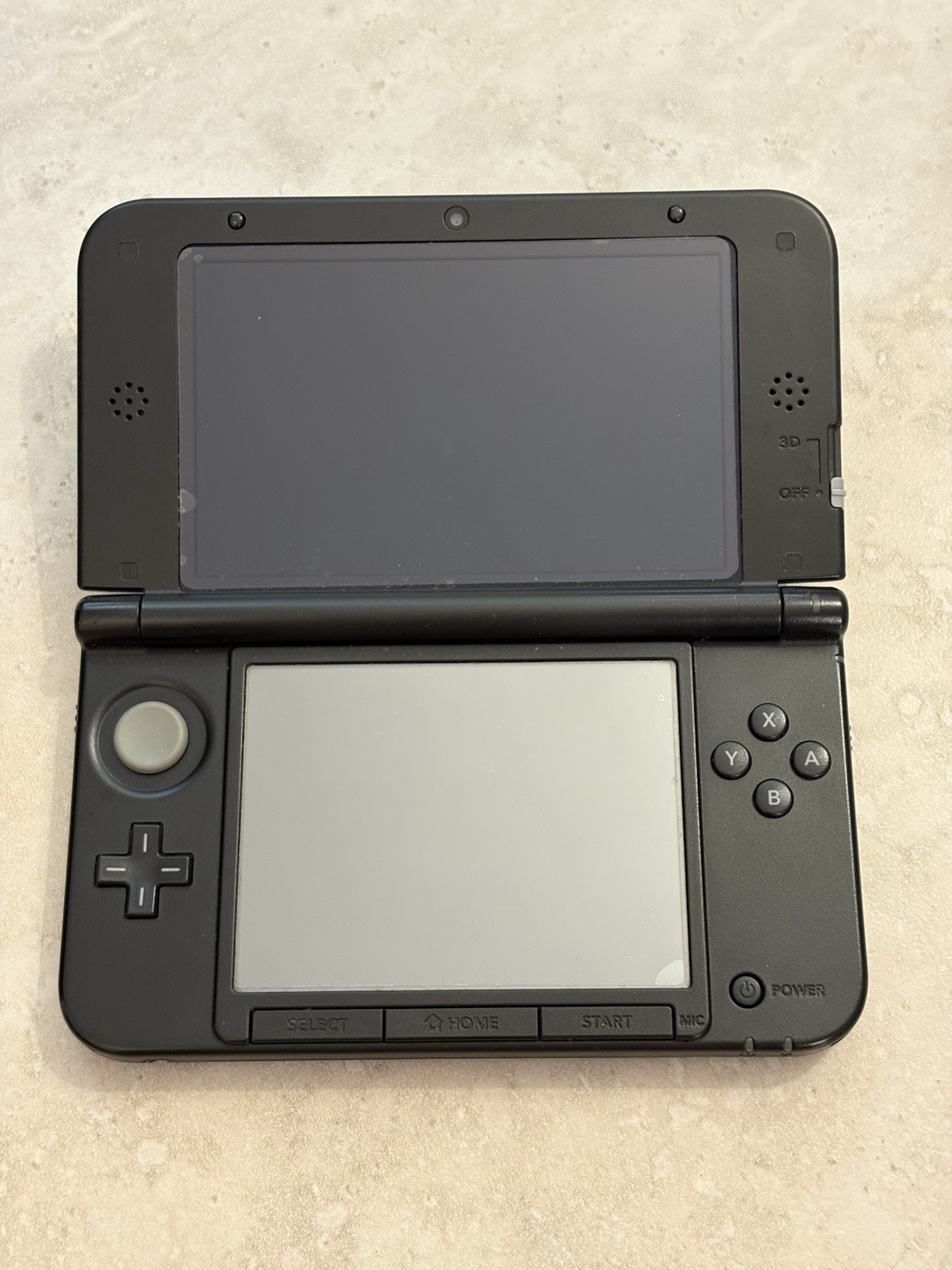 Nintendo 3DS XL LL Blue and Black With Charger Working Tested USA Seller