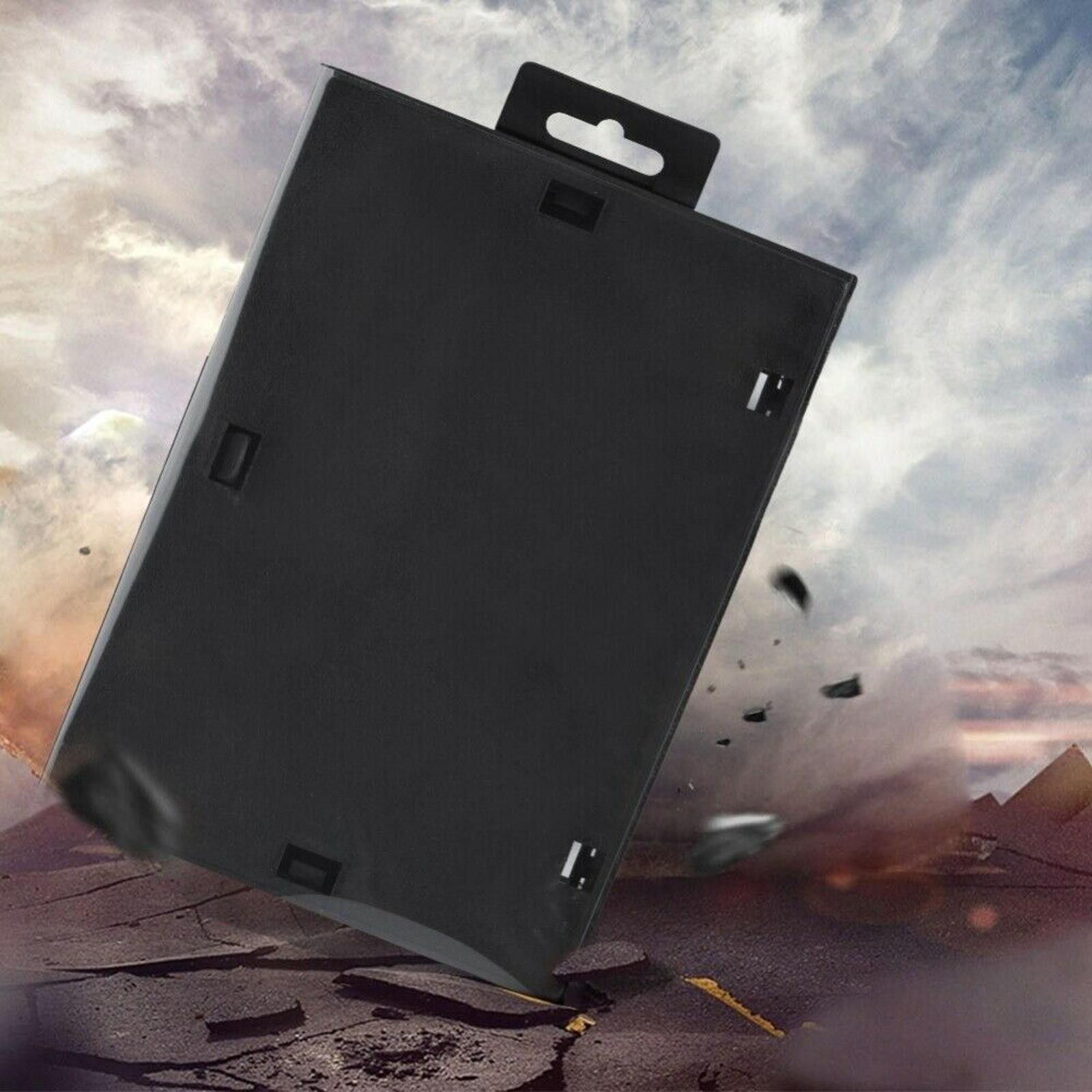 ABS Black Portable Box Storage Case Replacement For Sega Genesis Game Card