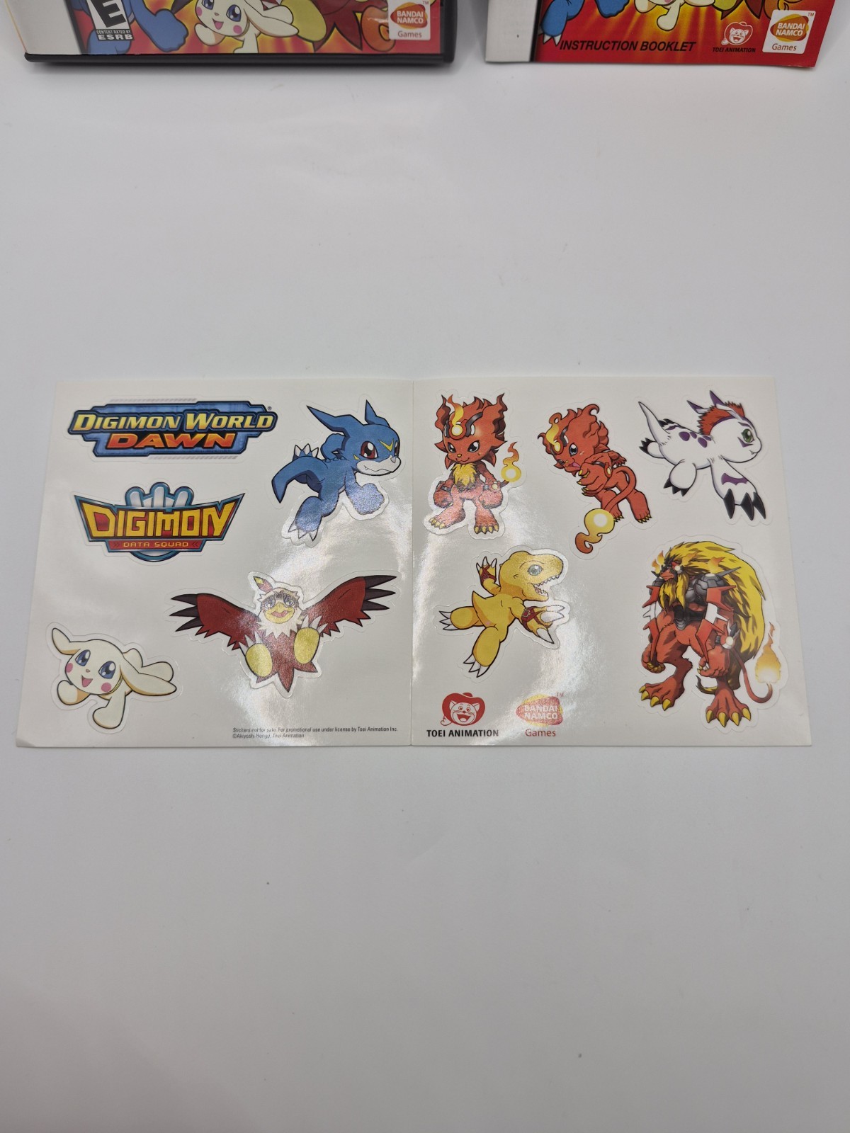 Digimon World: Dawn (Nintendo DS, 2007) with Stickers CIB Mint Rare Retro Tested
