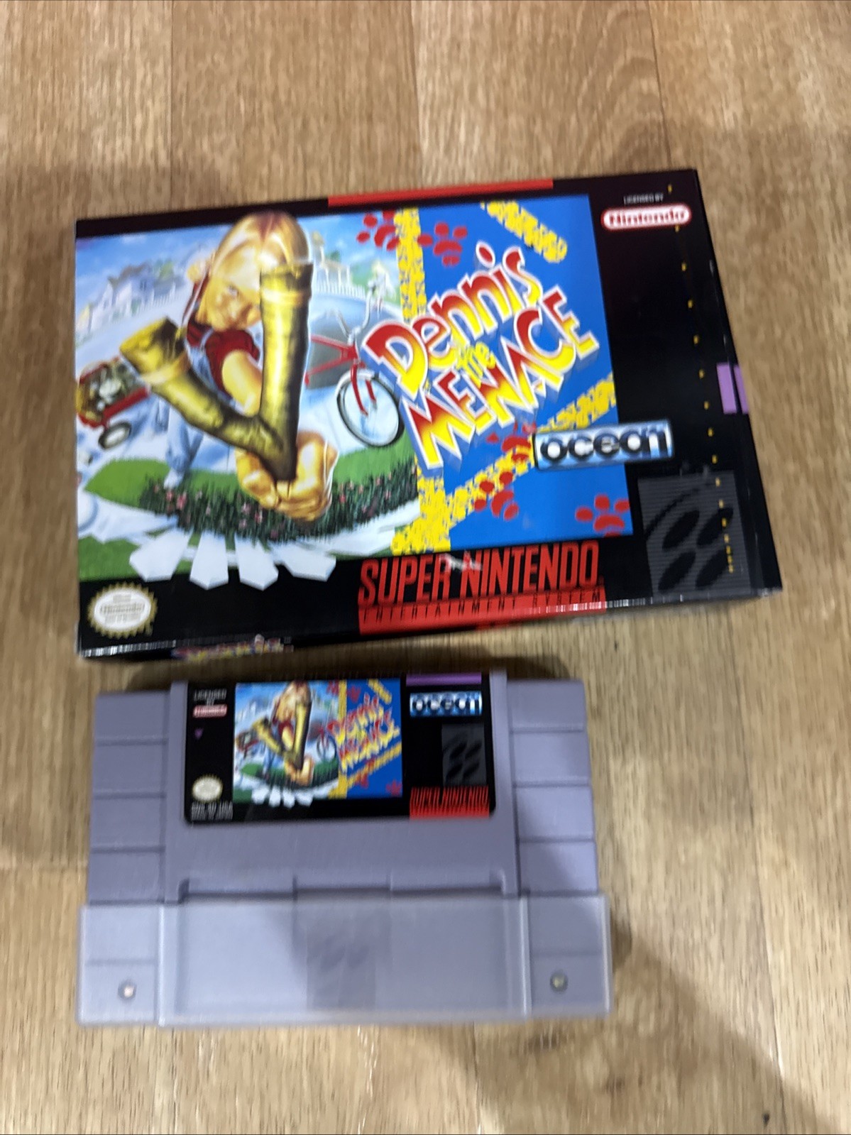 Dennis The Menace (Super Nintendo Entertainment System, 1993) Complete
