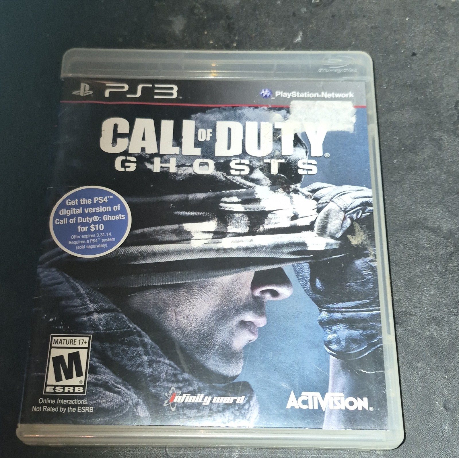 Call of Duty Ghosts Complete Sony PlayStation 3 2013 M NTSC Shooter Online