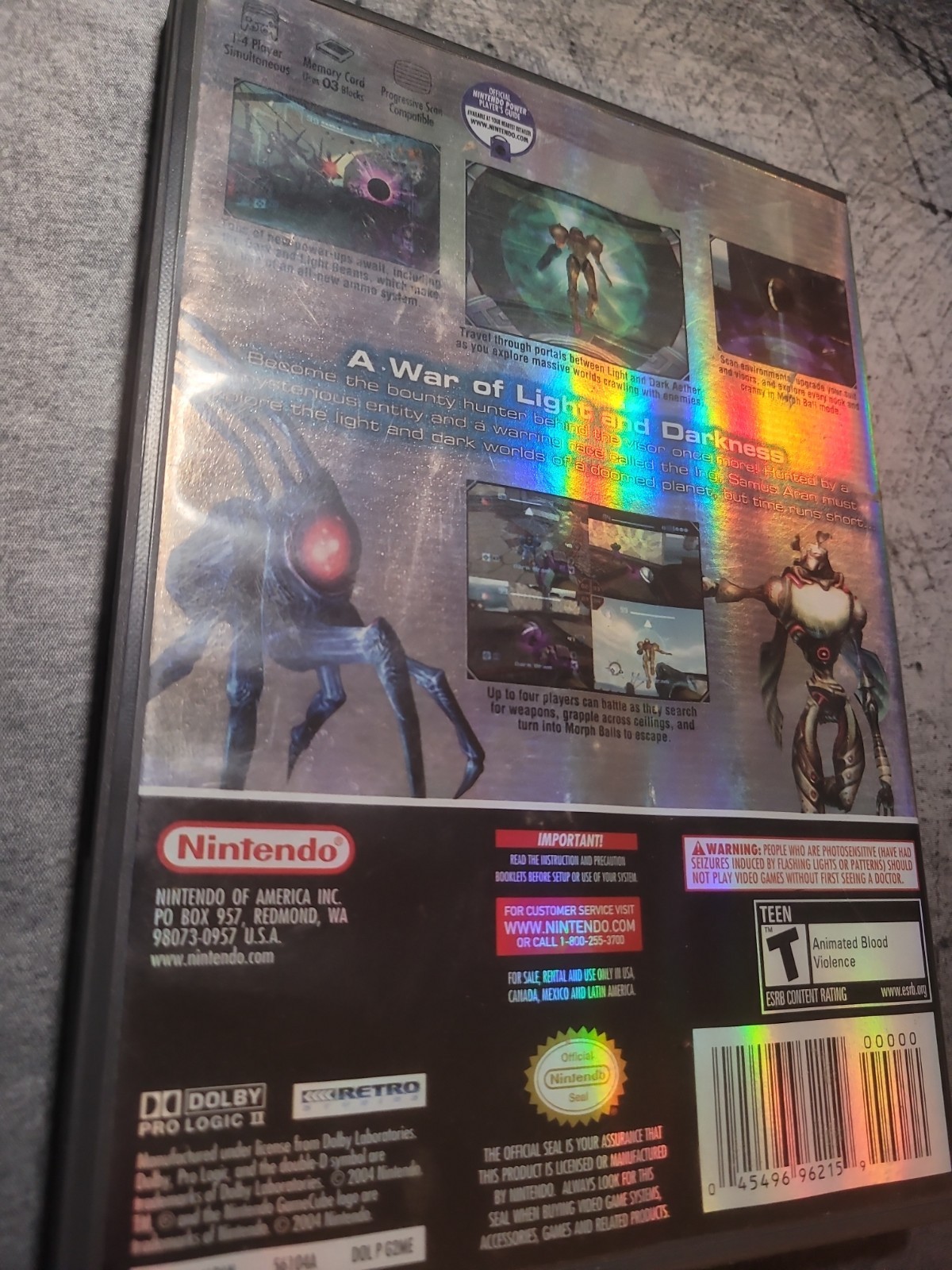 Metroid Prime 2: Echoes (GameCube, 2004) CIB