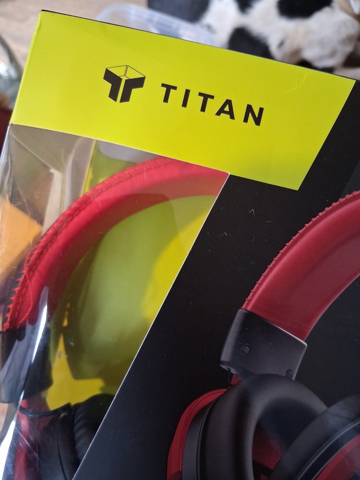 Titan Stereo Wired Gaming Headset, 3.5mm Jack, Adjustable Headband, Black