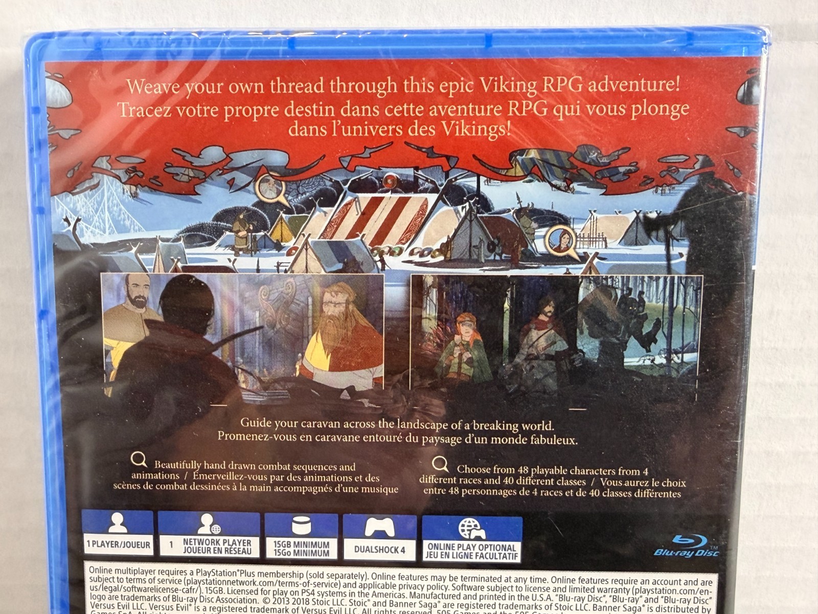 The Banner Saga Trilogy – PlayStation 4 Bonus Edition Brand New Sealed