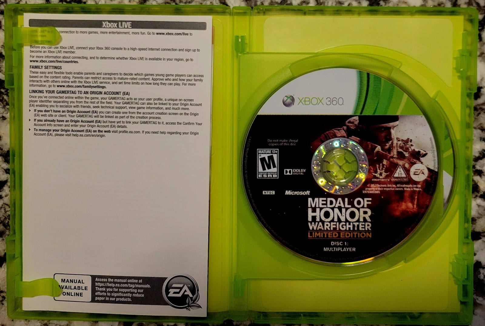 Microsoft Xbox 360: Medal of Honor War Fighter, CIB, MANUAL, TESTED, FAST SHIPP