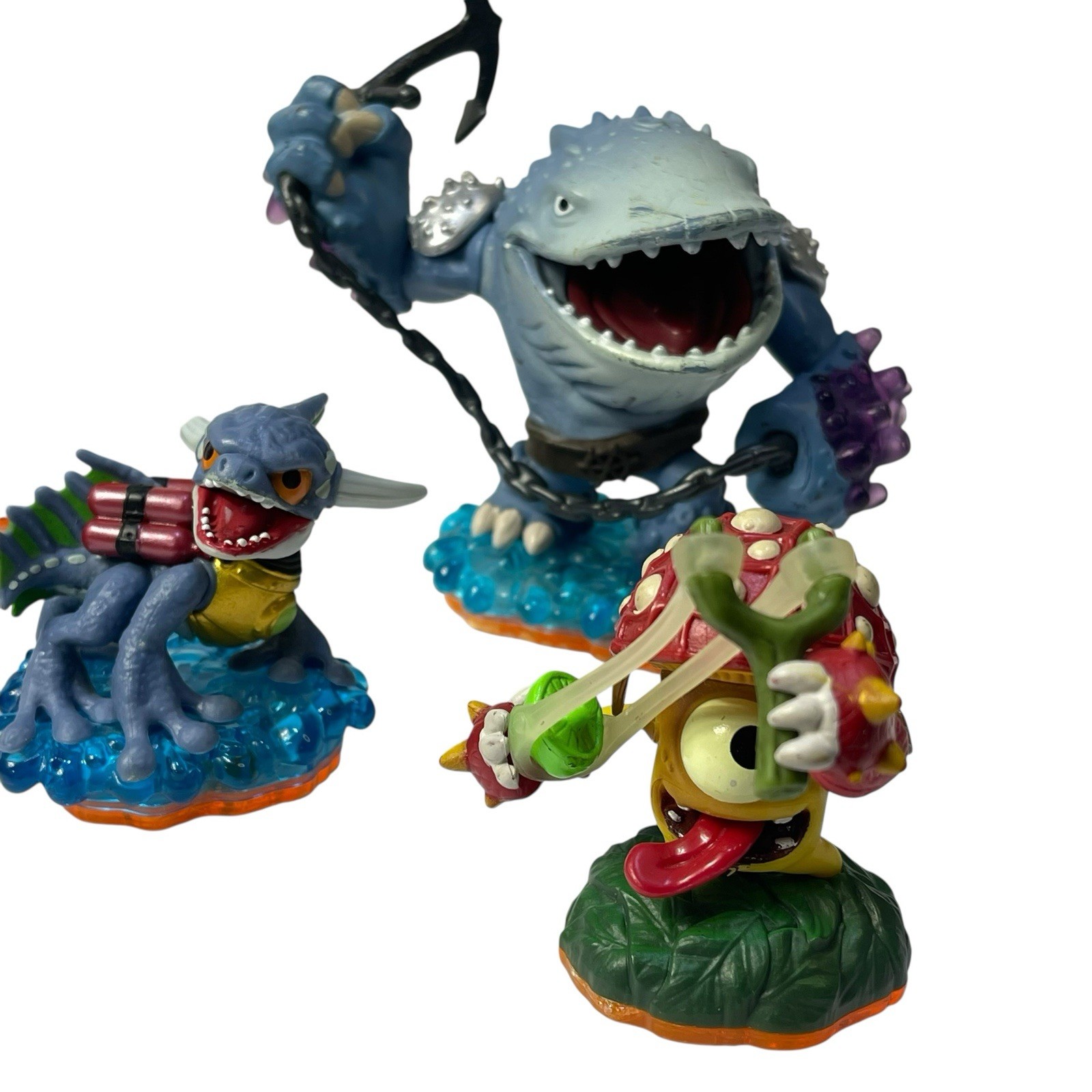 Lot of 8 Video Game Skylander Figures Spyro Thumpback Crusher Jet-Vac Tree Rex +