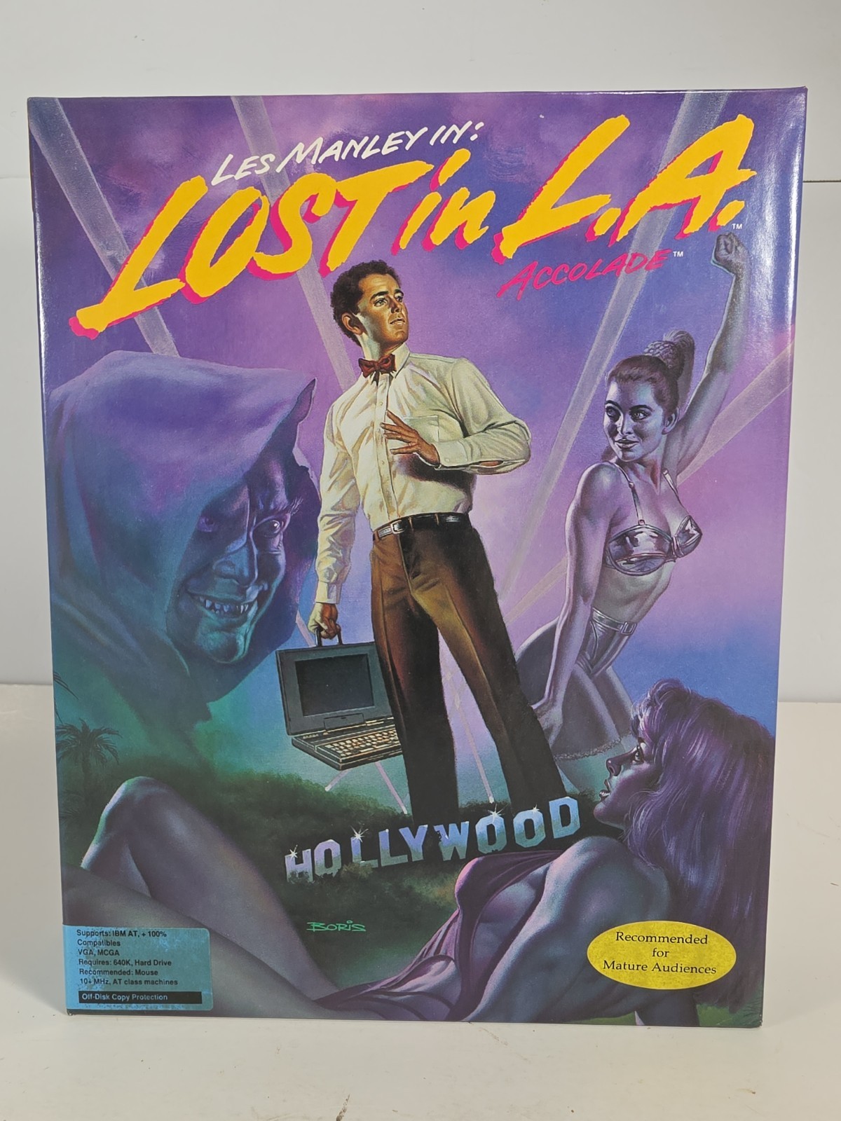 Les Manley In: Lost In L.A. (1991 MS-Dos 3.5″) Accolade – Complete