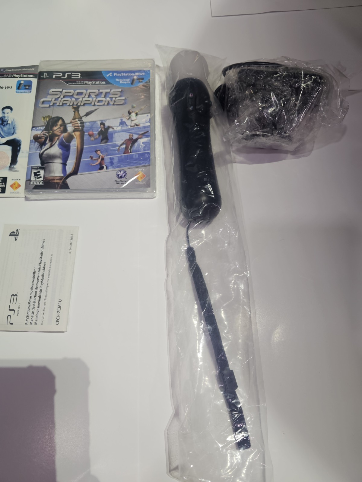 Sony PlayStation Move Bundle PS3 Motion Controller PS EYE Camera Sport Champion