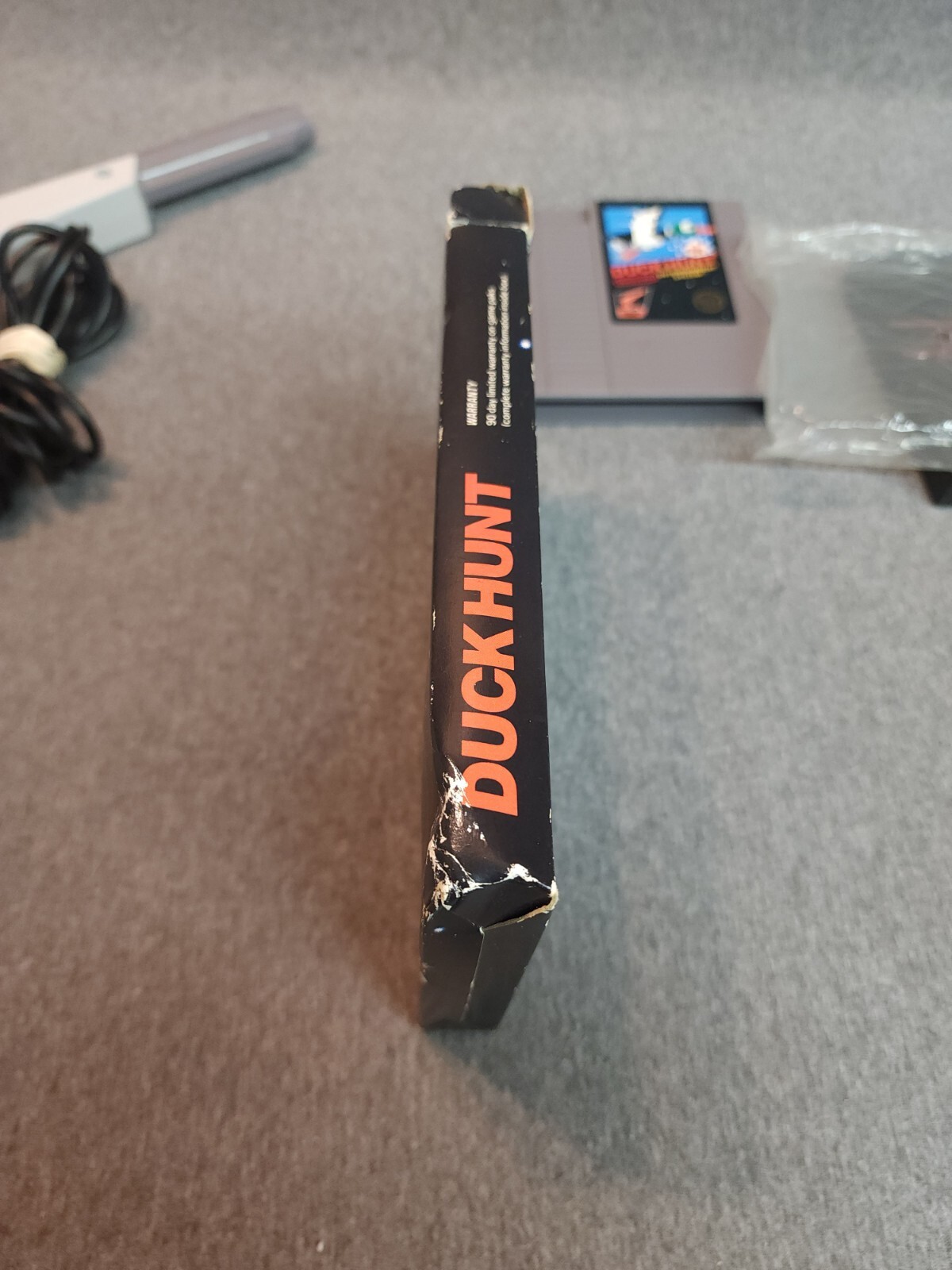 Duck Hunt NES Nintendo Entertainment 5-Screw, Unpunched Black Box!!READ