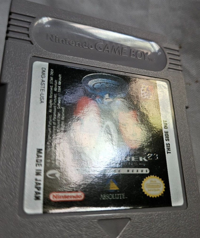 Star Trek Generations Beyond The Nexus Cartridge Only Authentic Nintendo GameBoy