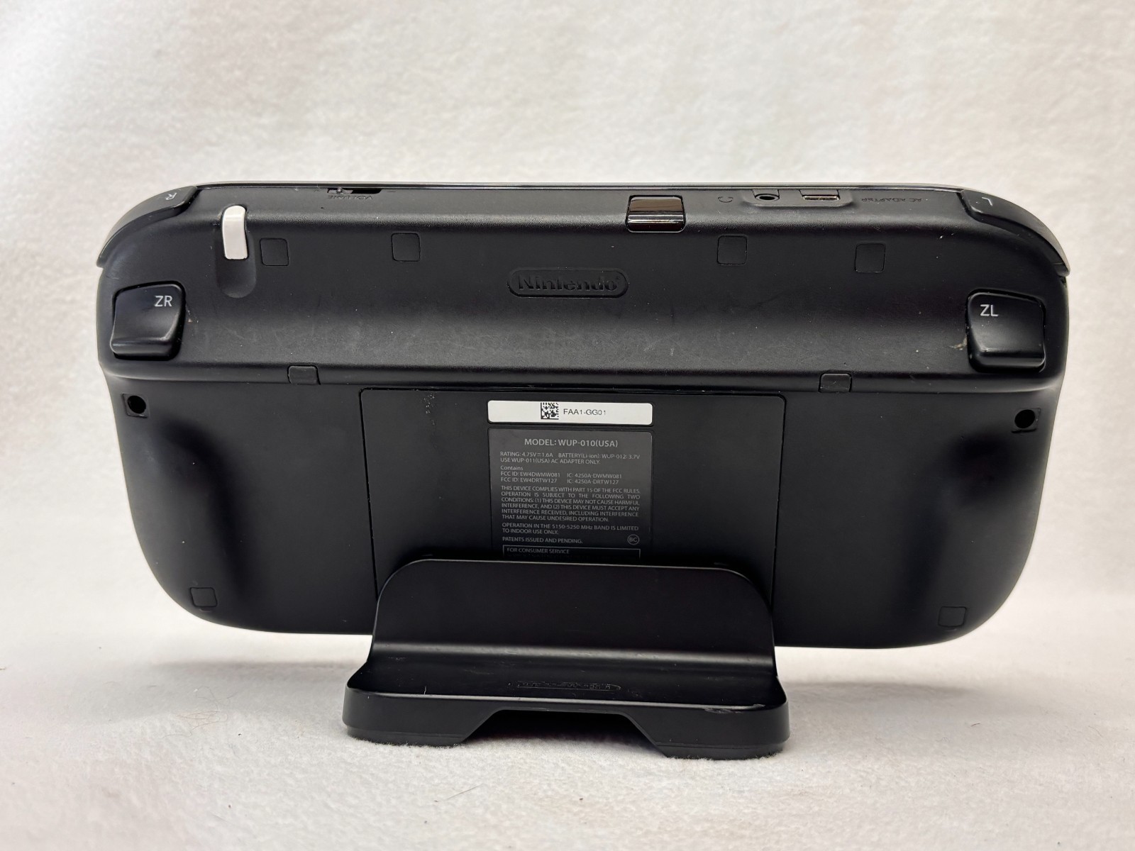 Nintendo Official Wii U Gamepad ONLY OEM Genuine WUP-010 Black