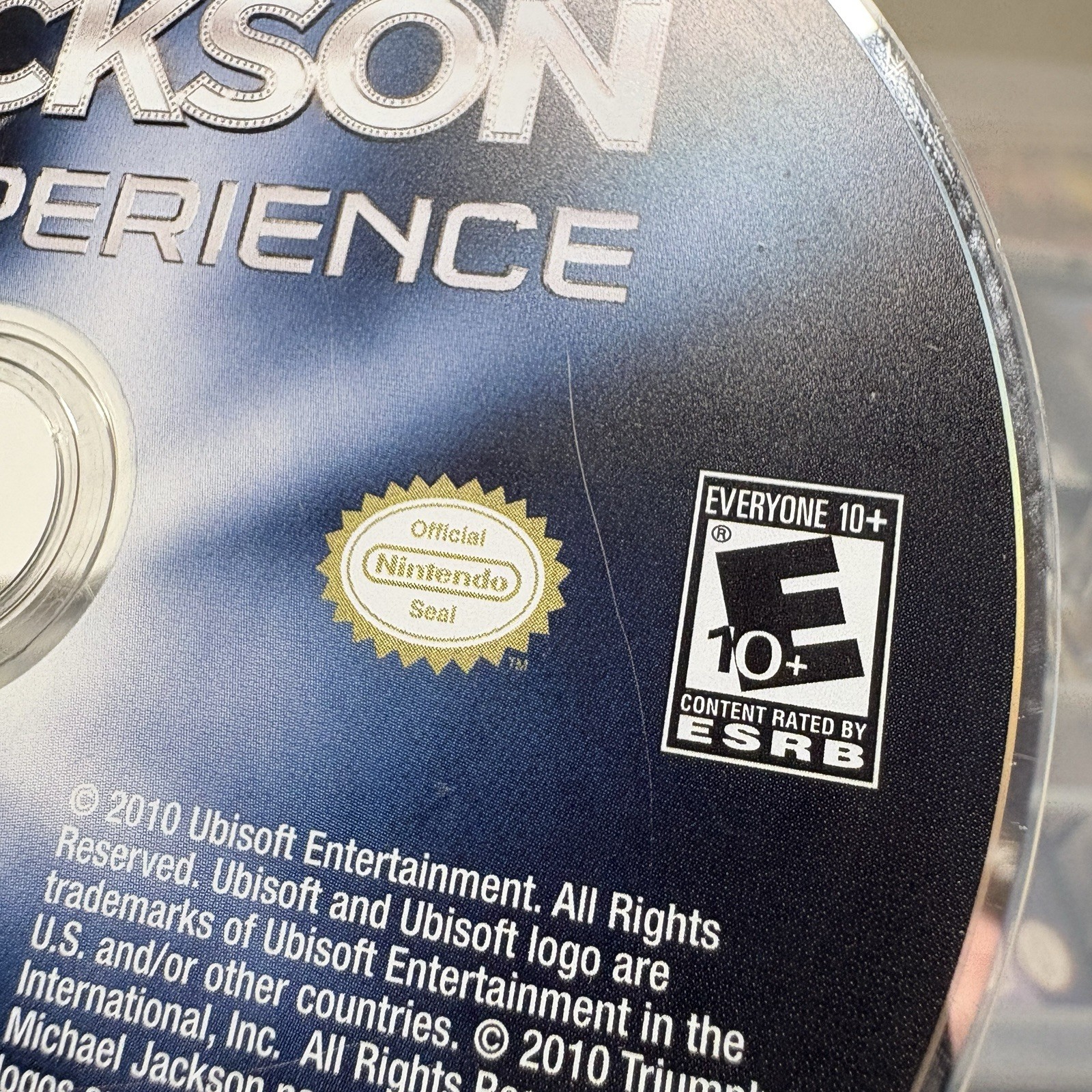 Michael Jackson The Experience Nintendo Wii Disc & Case No Manual Tested