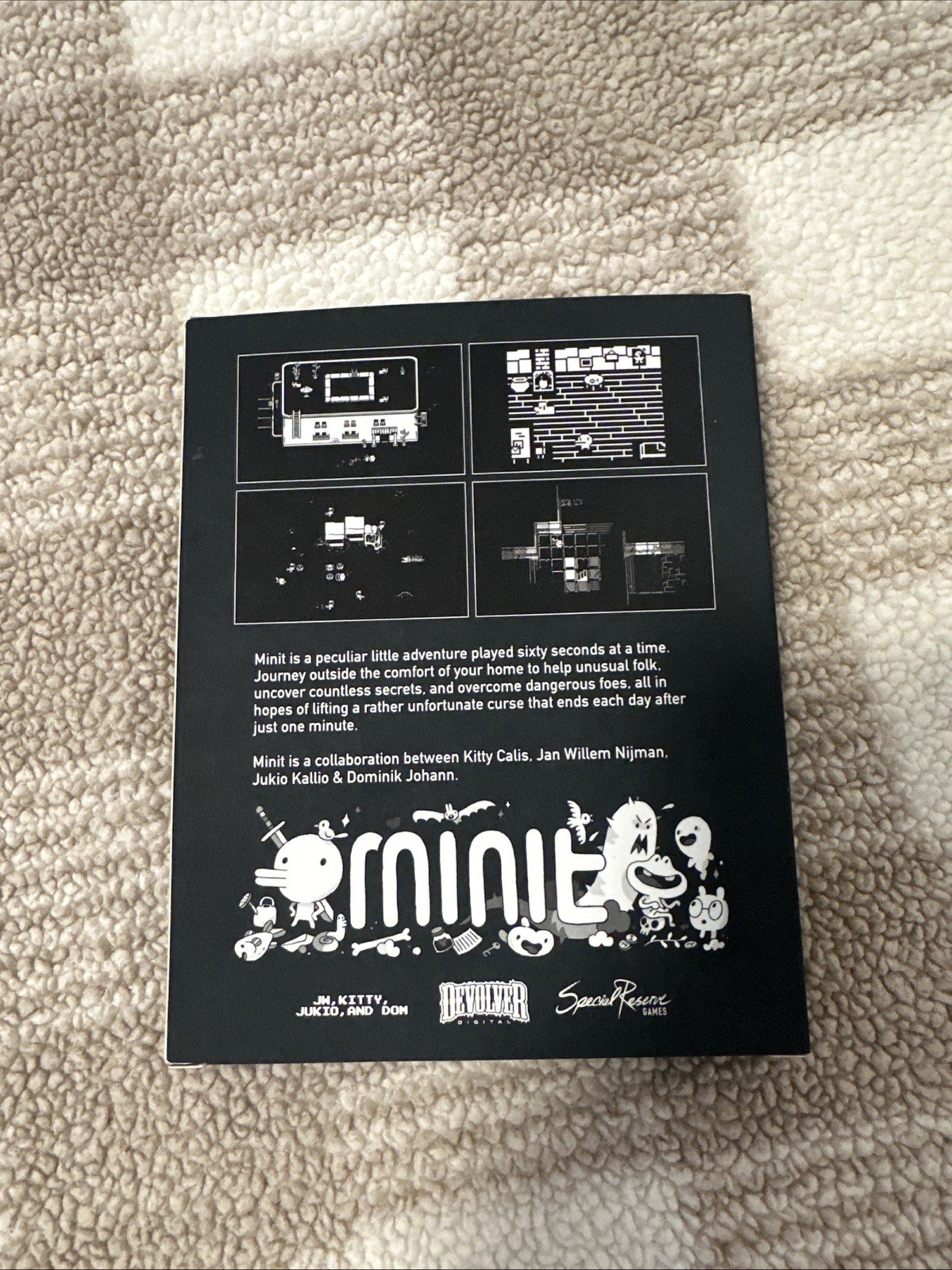 Minit Special Reserve Games for Nintendo Switch w/Cloth Map