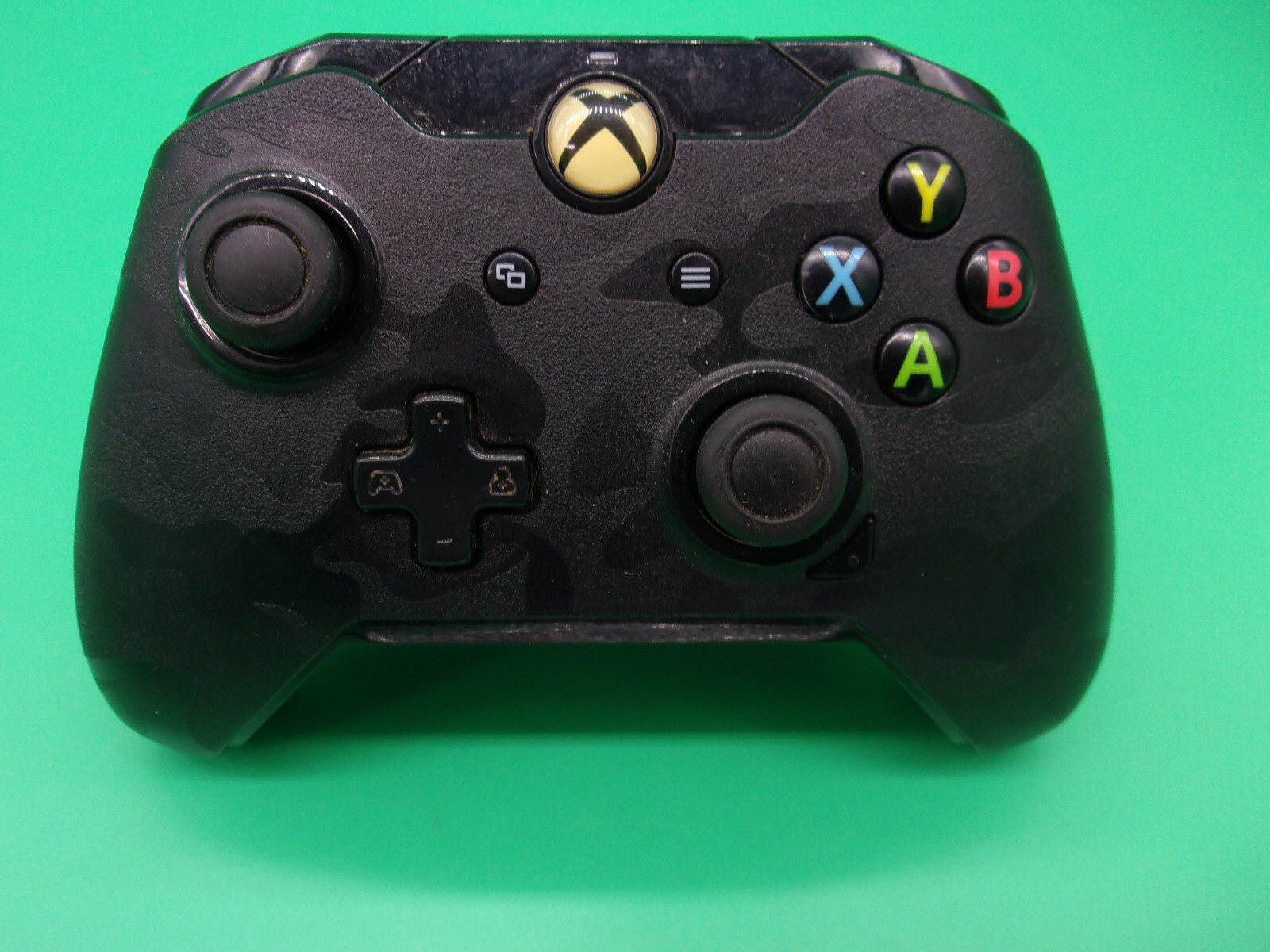 PDP Wired Controller For XBOX ONE & PC Black Stealth Camo 048-065 tested