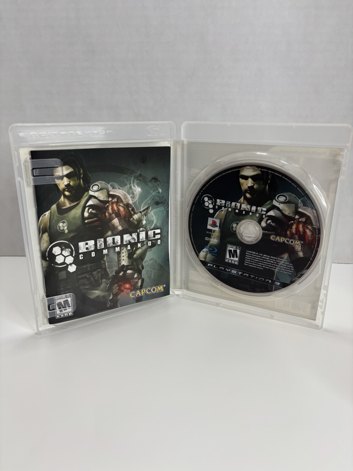 Bionic Commando (Sony PlayStation 3 2009) Complete w/ Manual Black Label Tested