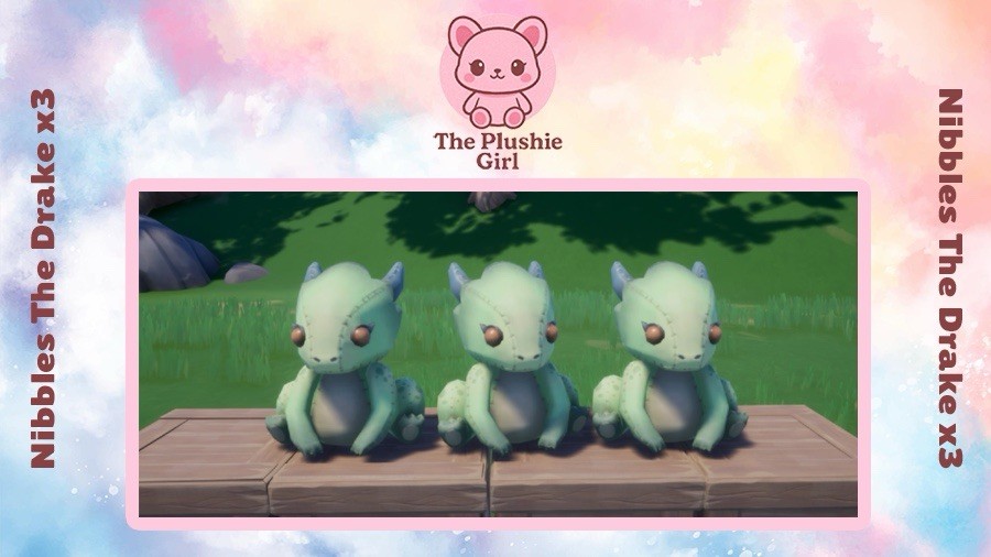 Nibbles The Drake X3 Plushie – Palia