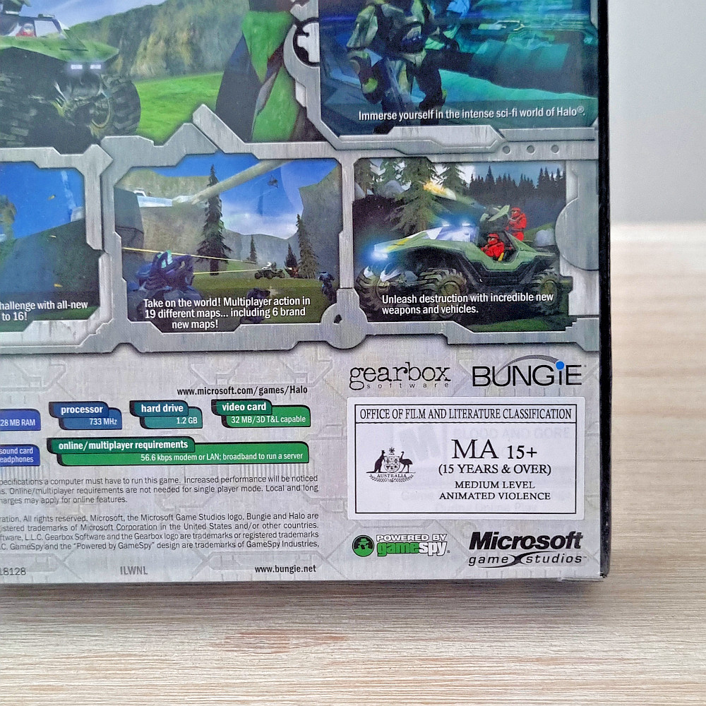 2003 Rare Oz PC Version of HALO: COMBAT EVOLVED | Sealed