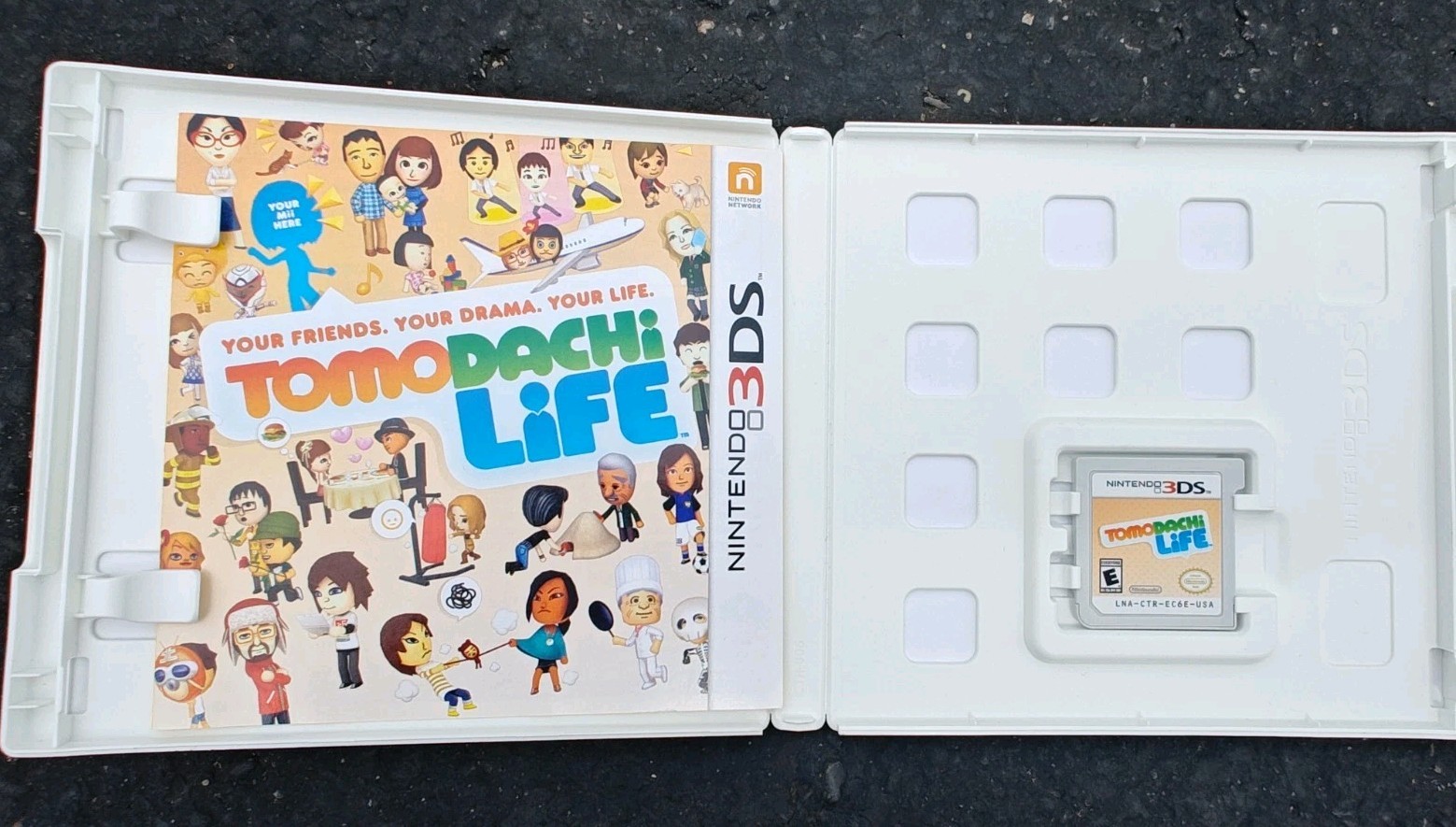Nintendo Tomodachi Life for Nintendo 3DS w/ Case, Manual & Cartridge Free Ship