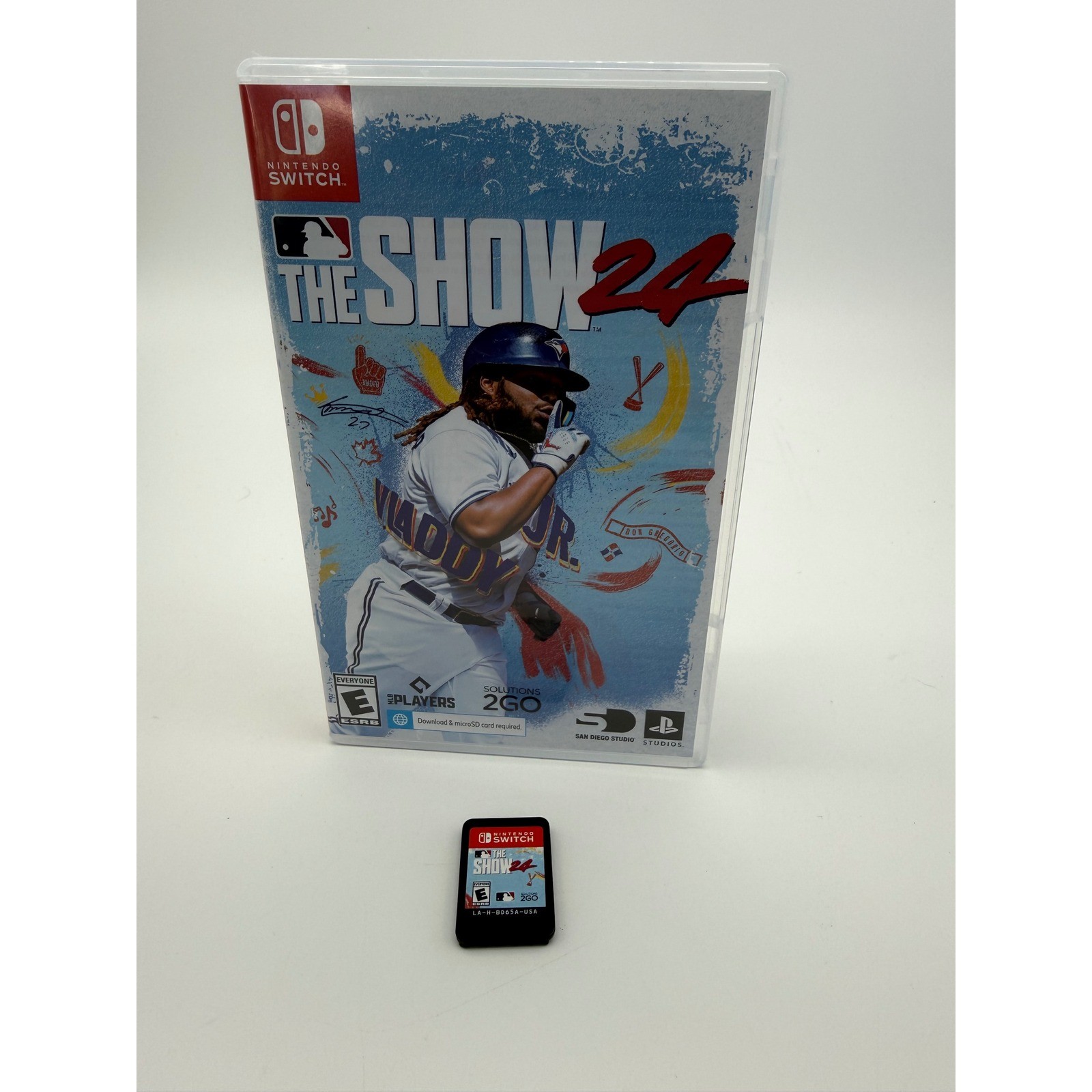 MLB The Show 24 Nintendo Switch Baseball Video Game Physical Cartridge Case