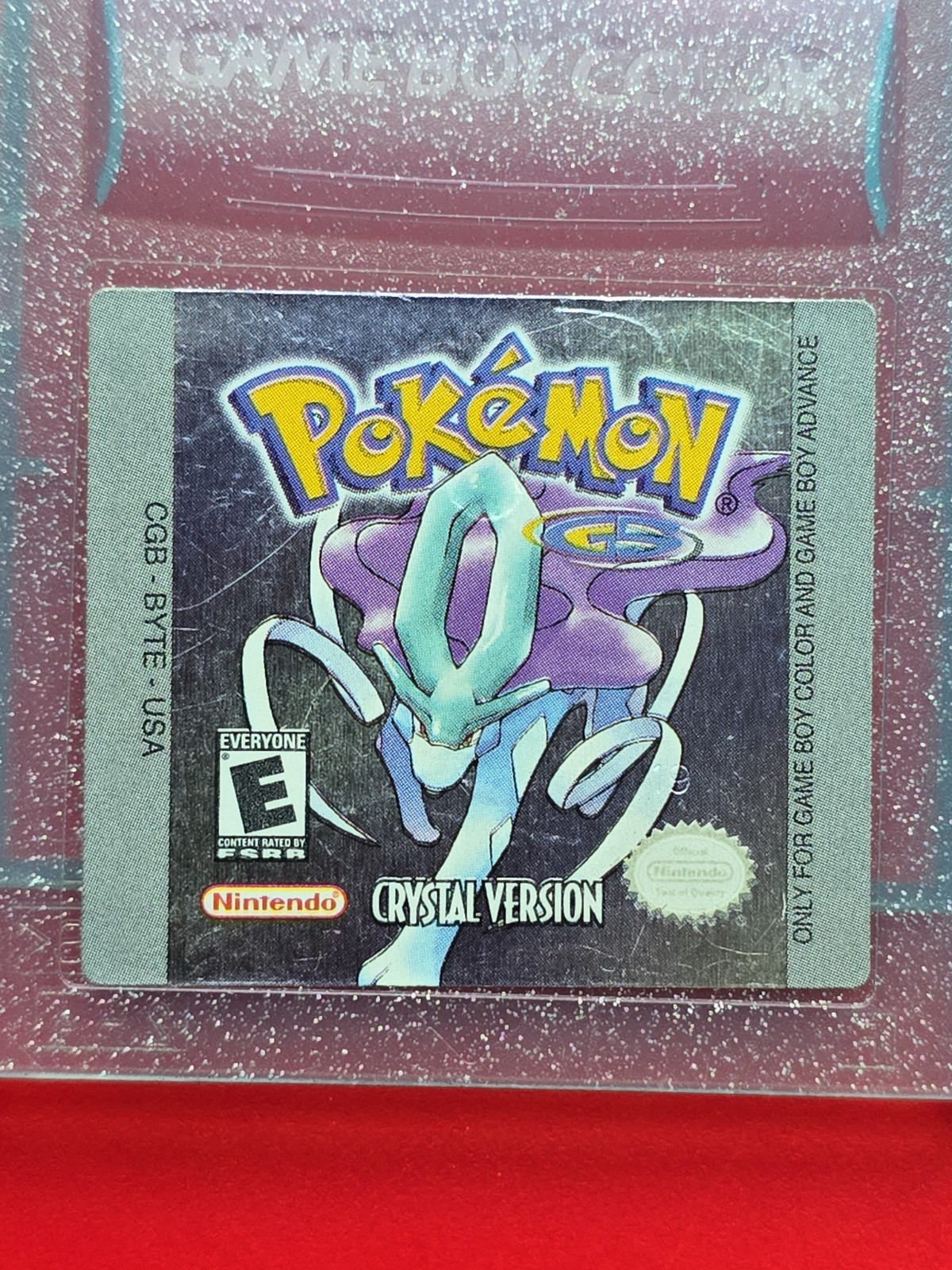 Pokemon Crystal Version Nintendo Game Boy Color Authentic Saves New Battery