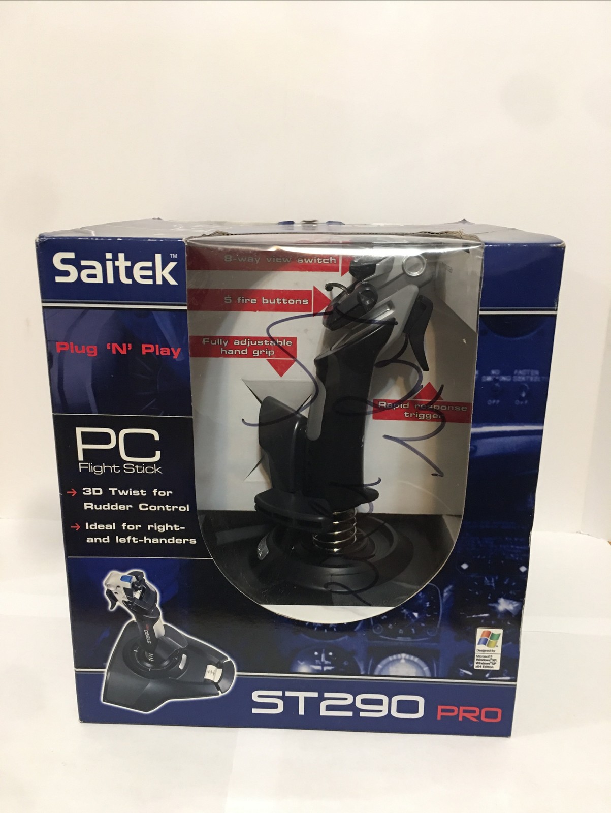 Saitek ST290 Pro USB Flight Stick Joystick PC Gaming Controller, Tested