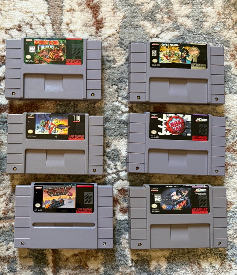 SNES LOOSE GAMES LOT