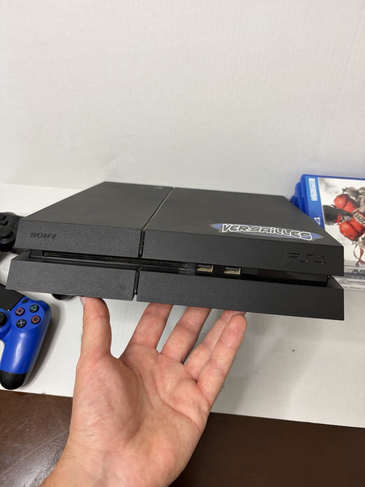 Sony PlayStation 4 (CUH-1215A) 500GB Gaming Console W/ 2 Controllers & Games