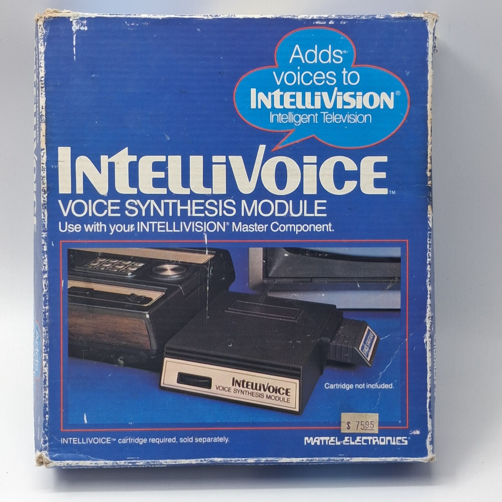 Mattel Intellivision Intellivoice Voice Synthesis Module In Box Untested