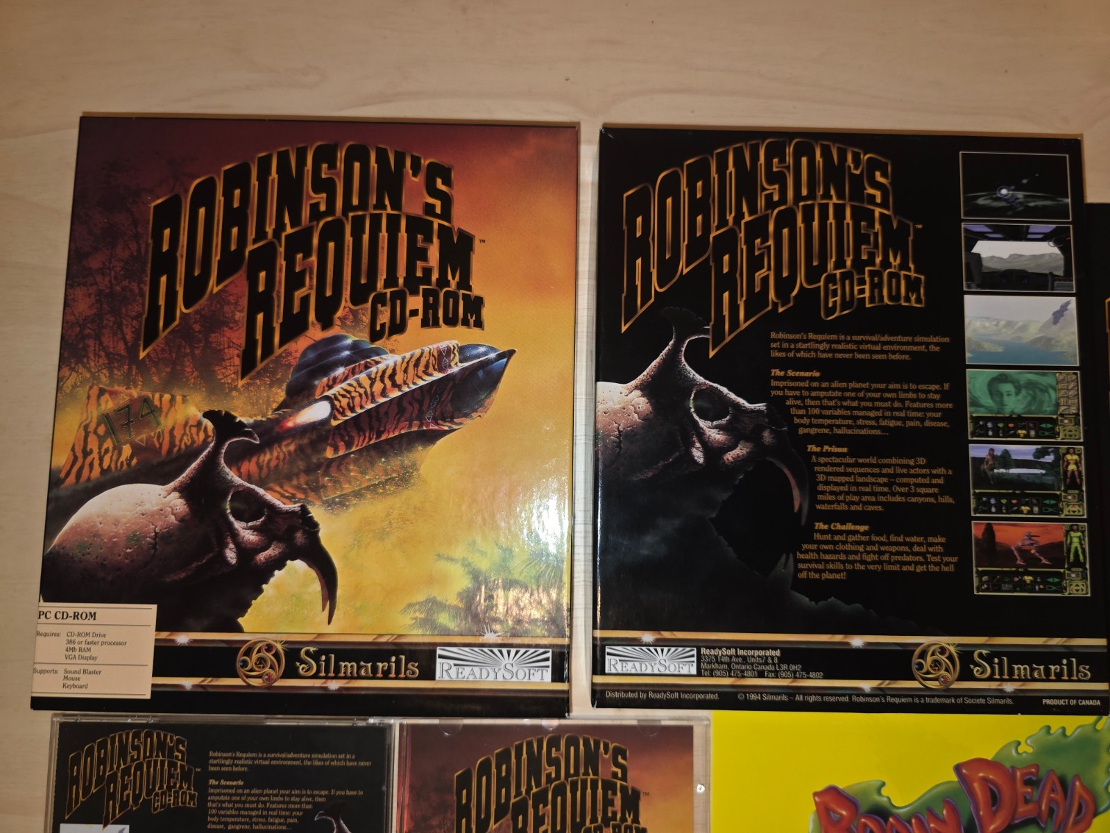 Robinson’s Requiem 1994 IBM PC Game by Silmarils on CD-ROM – CIB!