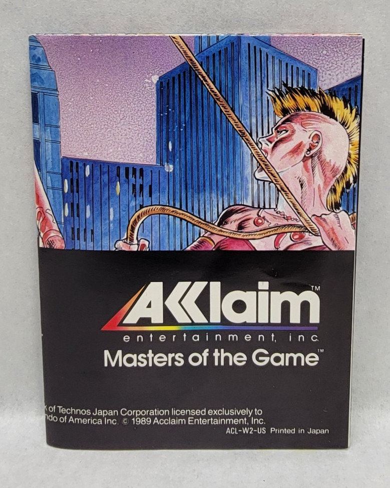 DOUBLE DRAGON II The Revenge – Nintendo NES – Game, Box, Sleeve, Poster & Foam