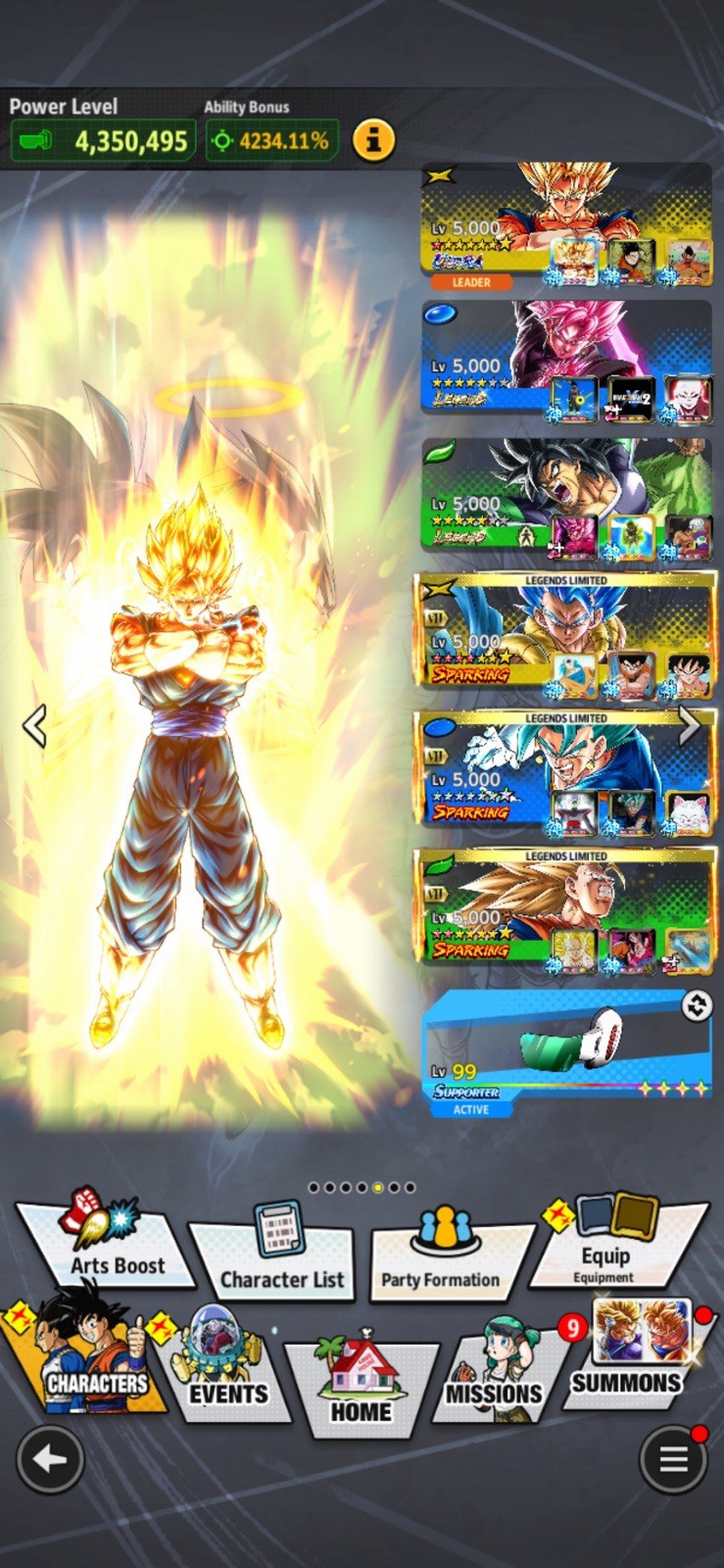 Dragon Ball Legends Endgame Account || New LR Units || Meta PVP Teams ||