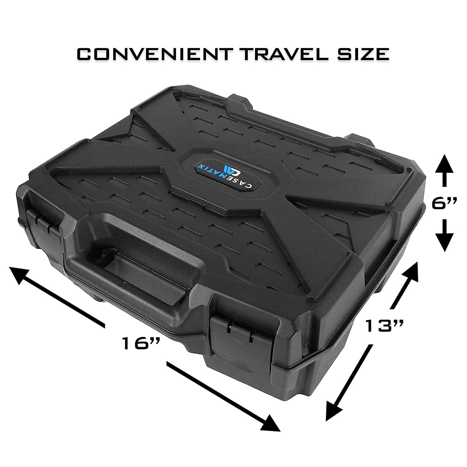 CASEMATIX Travel Case Fits Playstation 4 PS4 Slim Console, Controllers, Games