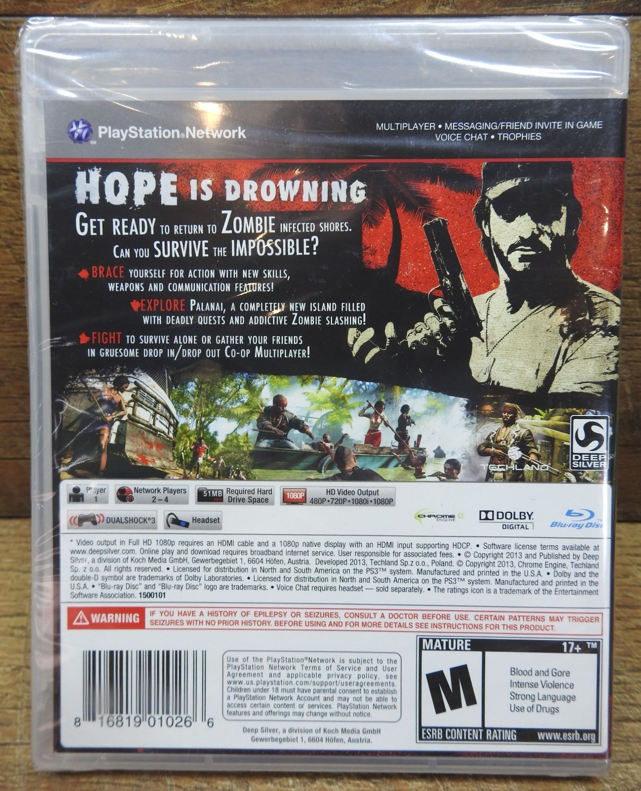 SEALED Dead Island: Riptide Special Edition Sony PlayStation 3 PS3