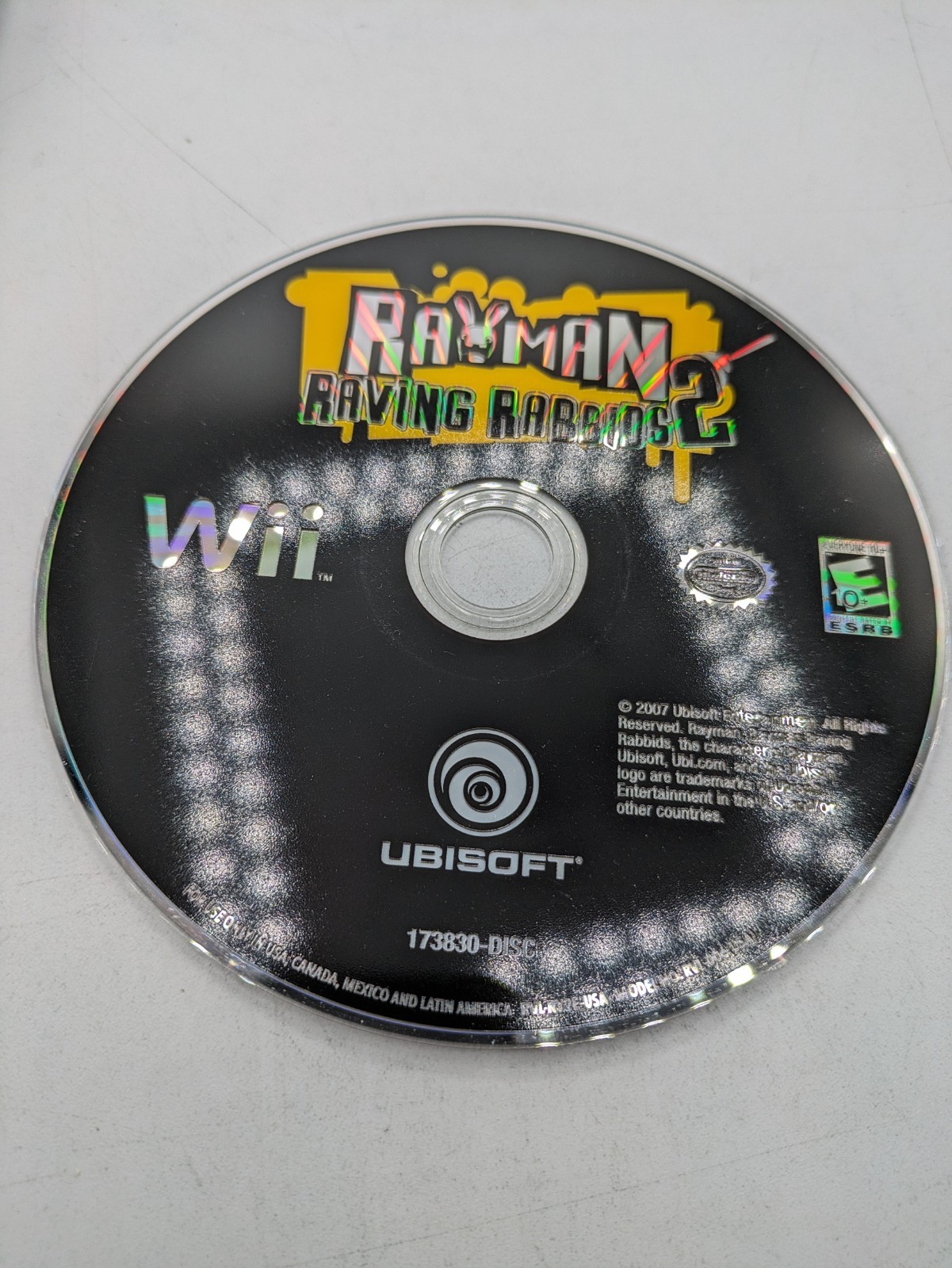 Rayman Raving Rabbids 2 (Nintendo Wii) DISC ONLY 6047