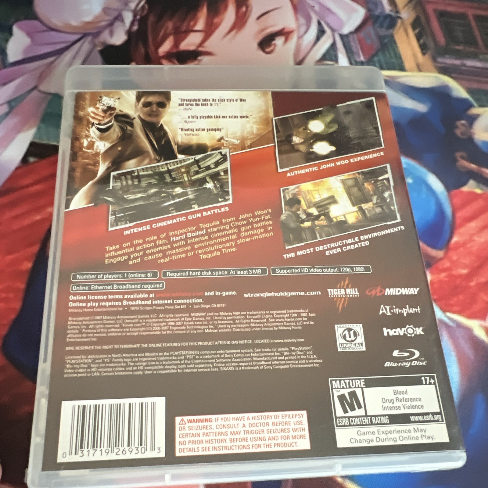 John Woo Presents: Stranglehold PS3 Shooter Multiplayer M – Mature