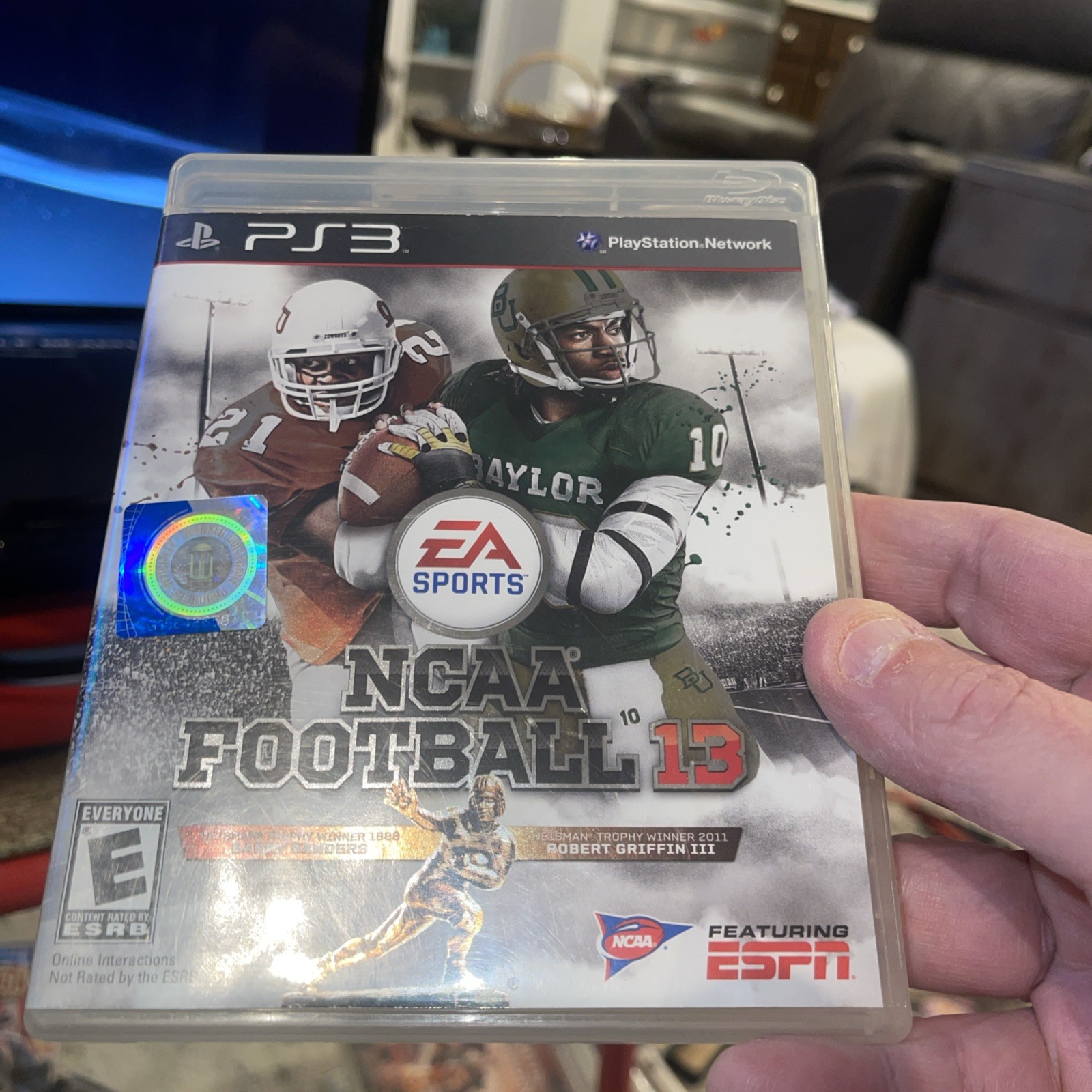 NCAA Football 13 – Sony PlayStation 3 – EA Sports No Manual PS3 Reflective Cover