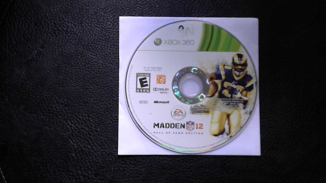 Madden NFL 12 — Hall of Fame Edition (Microsoft Xbox 360, 2011)